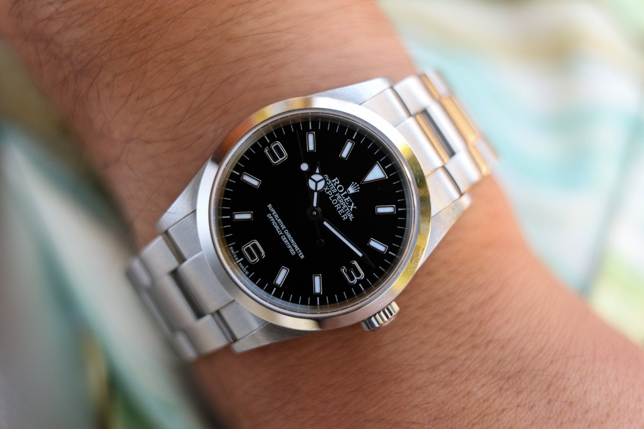 2002 Rolex Explorer I Ref. 114270 | Box and Paper - Sierra Time Co