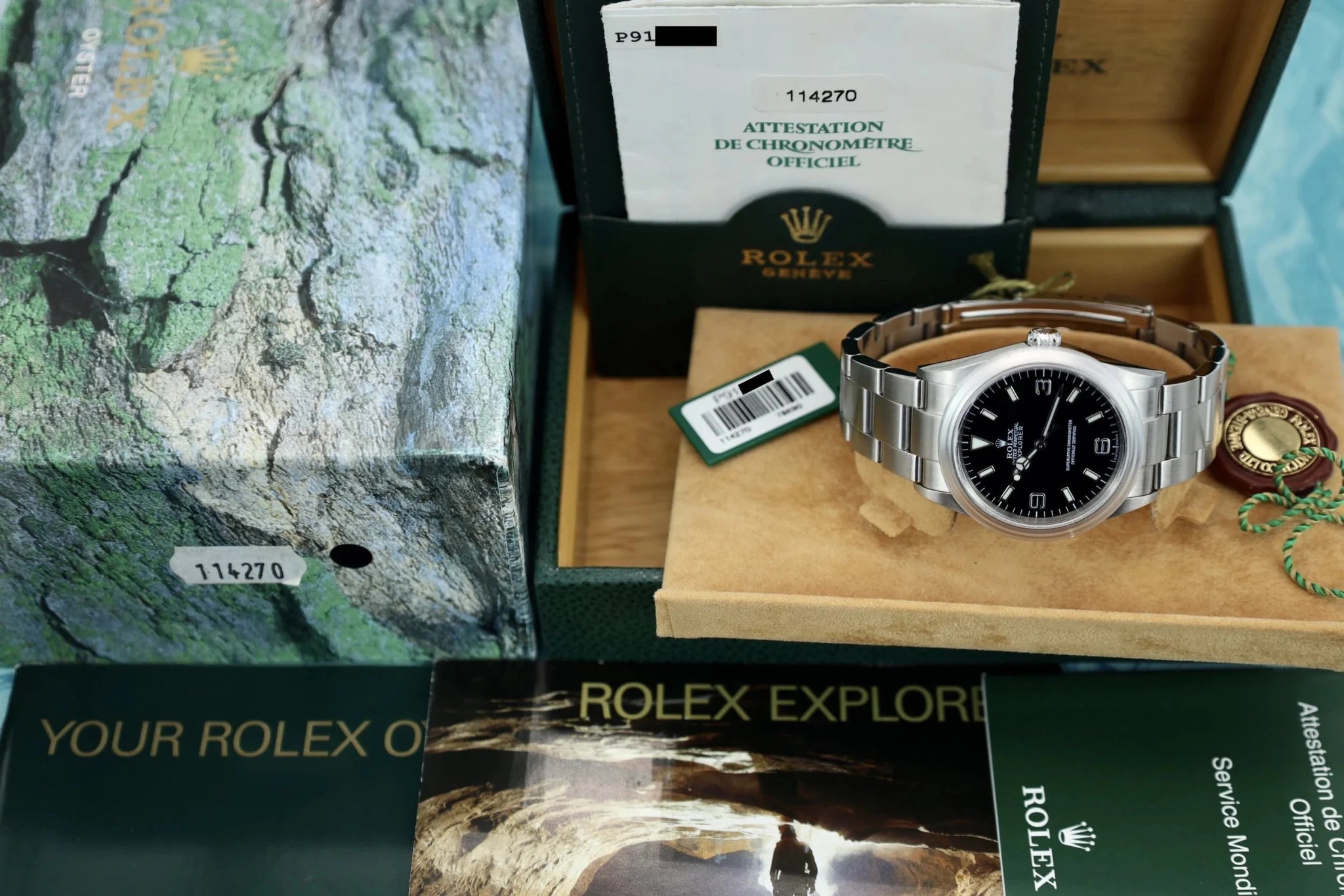 2002 Rolex Explorer I Ref. 114270 | Full Set - Sierra Time Co