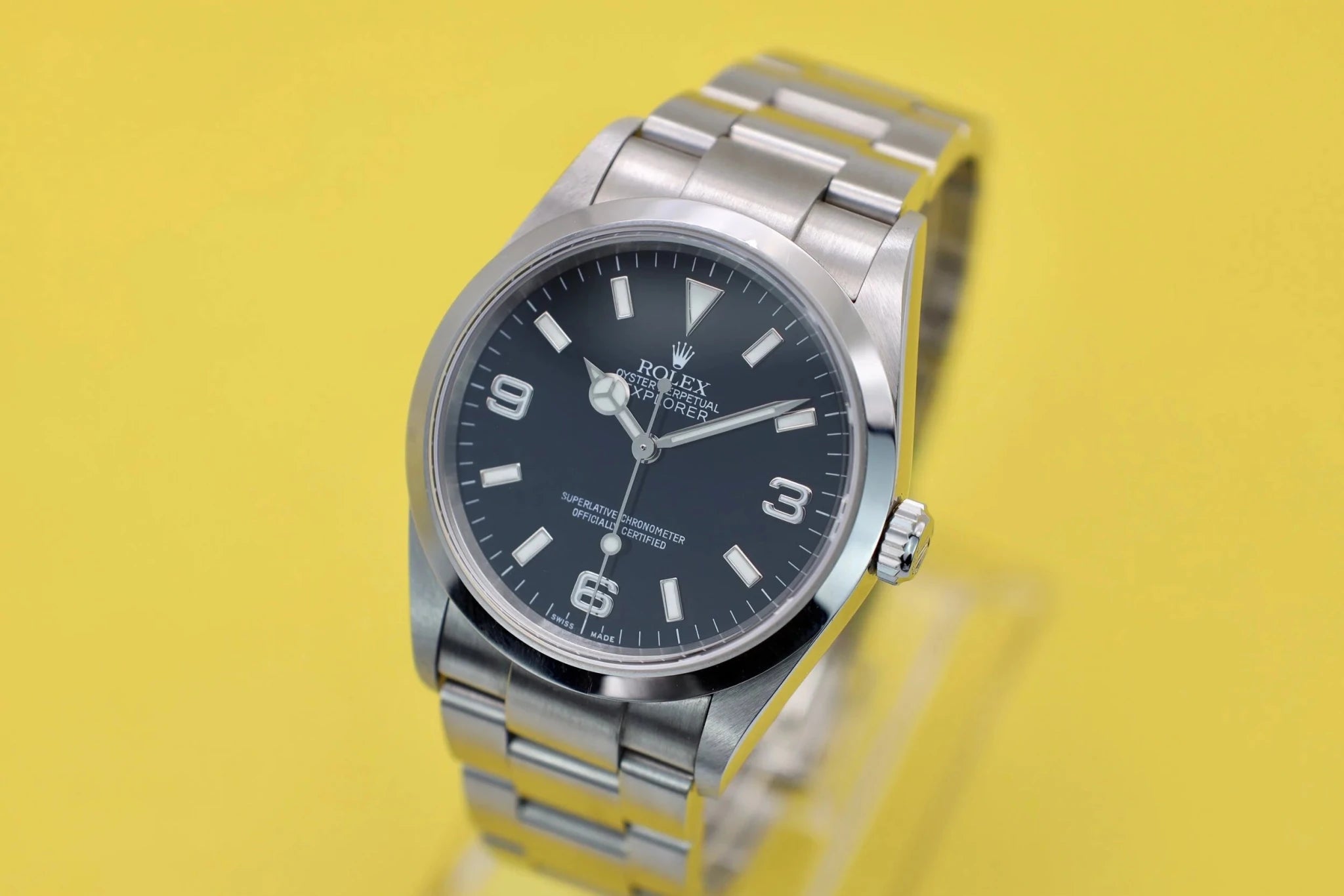 2002 Rolex Explorer I Ref. 114270 | Papers - Sierra Time Co