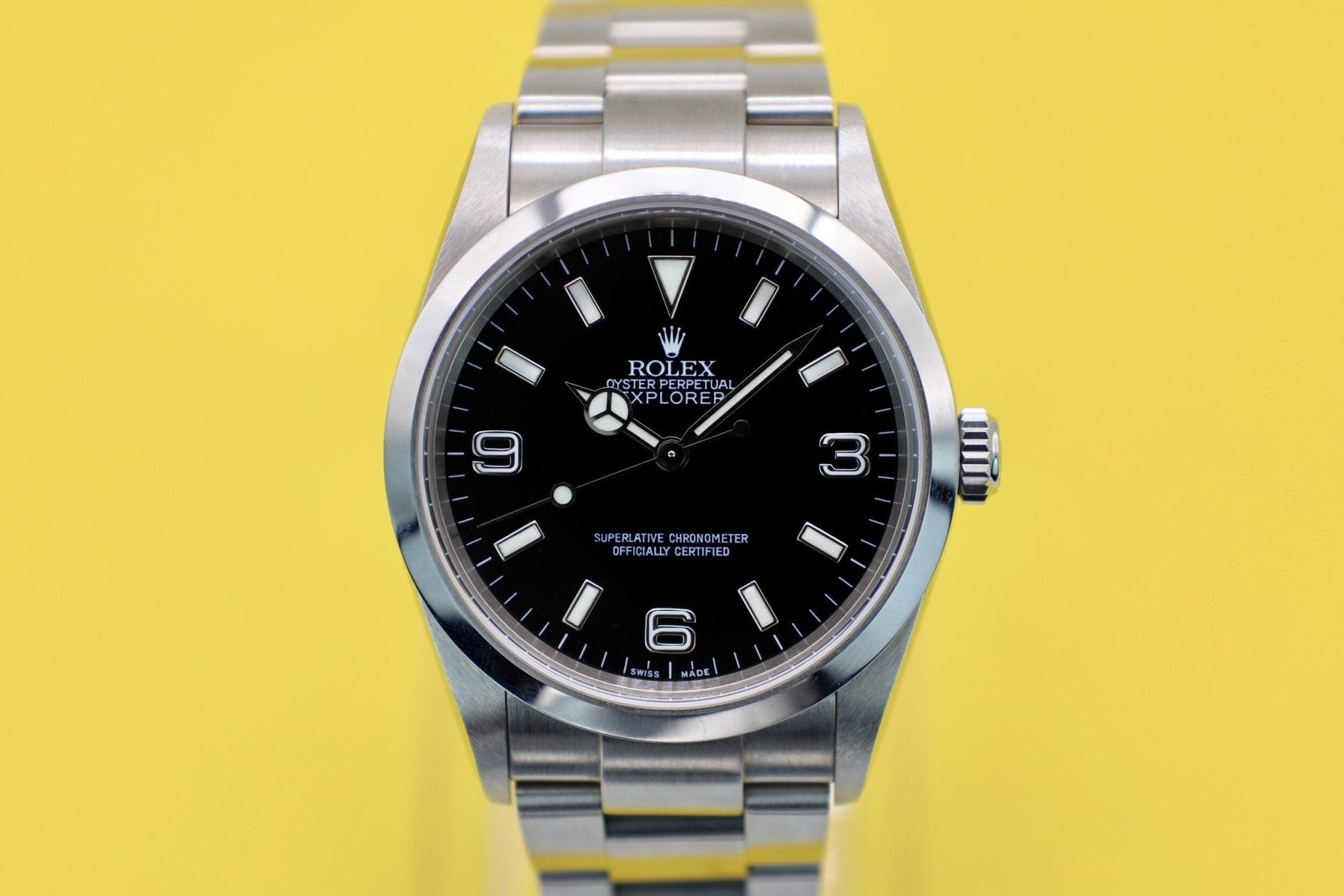 2002 Rolex Explorer I Ref. 114270 | Papers - Sierra Time Co