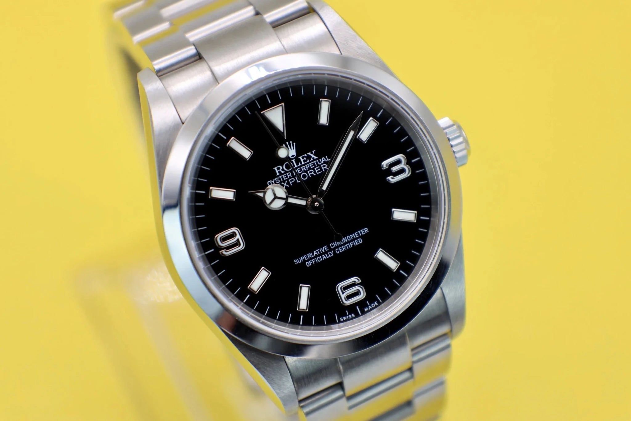2002 Rolex Explorer I Ref. 114270 | Papers - Sierra Time Co