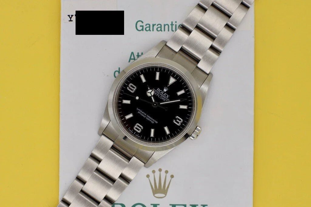 2002 Rolex Explorer I Ref. 114270 | Papers - Sierra Time Co
