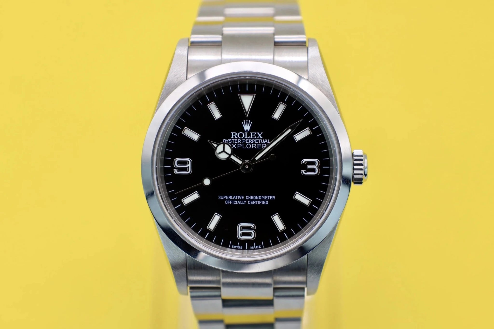 2002 Rolex Explorer I Ref. 114270 | Papers - Sierra Time Co
