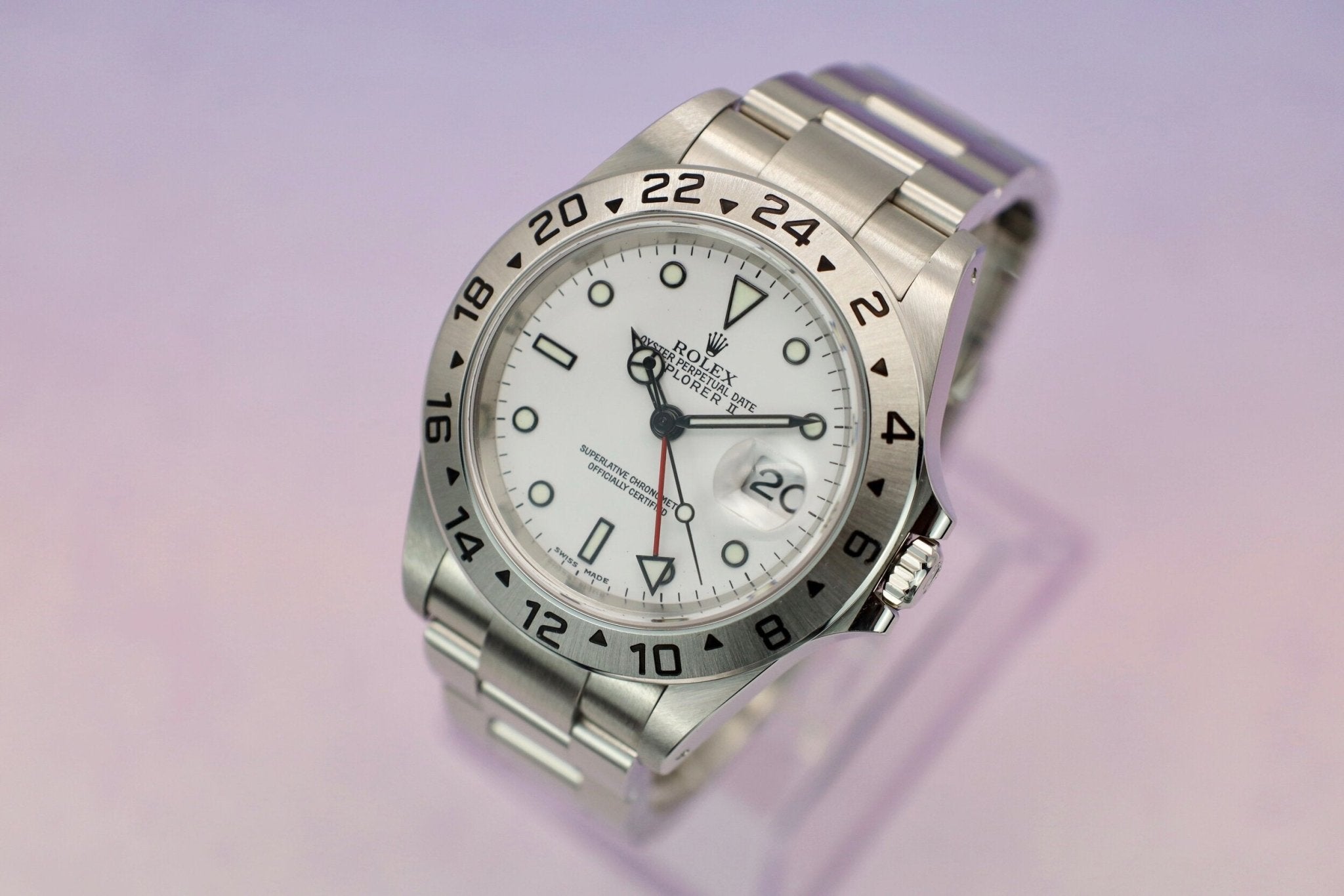 2002 Rolex Explorer II Polar Ref. 16570 | Papers | Mint Condition - Sierra Time Co
