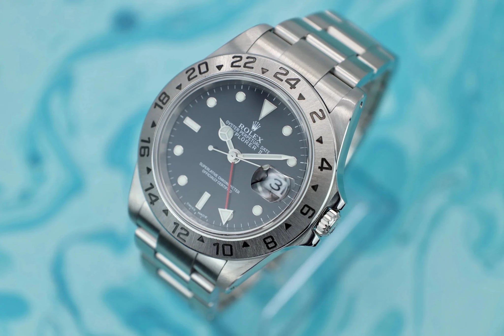 2002 Rolex Explorer II Ref. 16570 - Sierra Time Co
