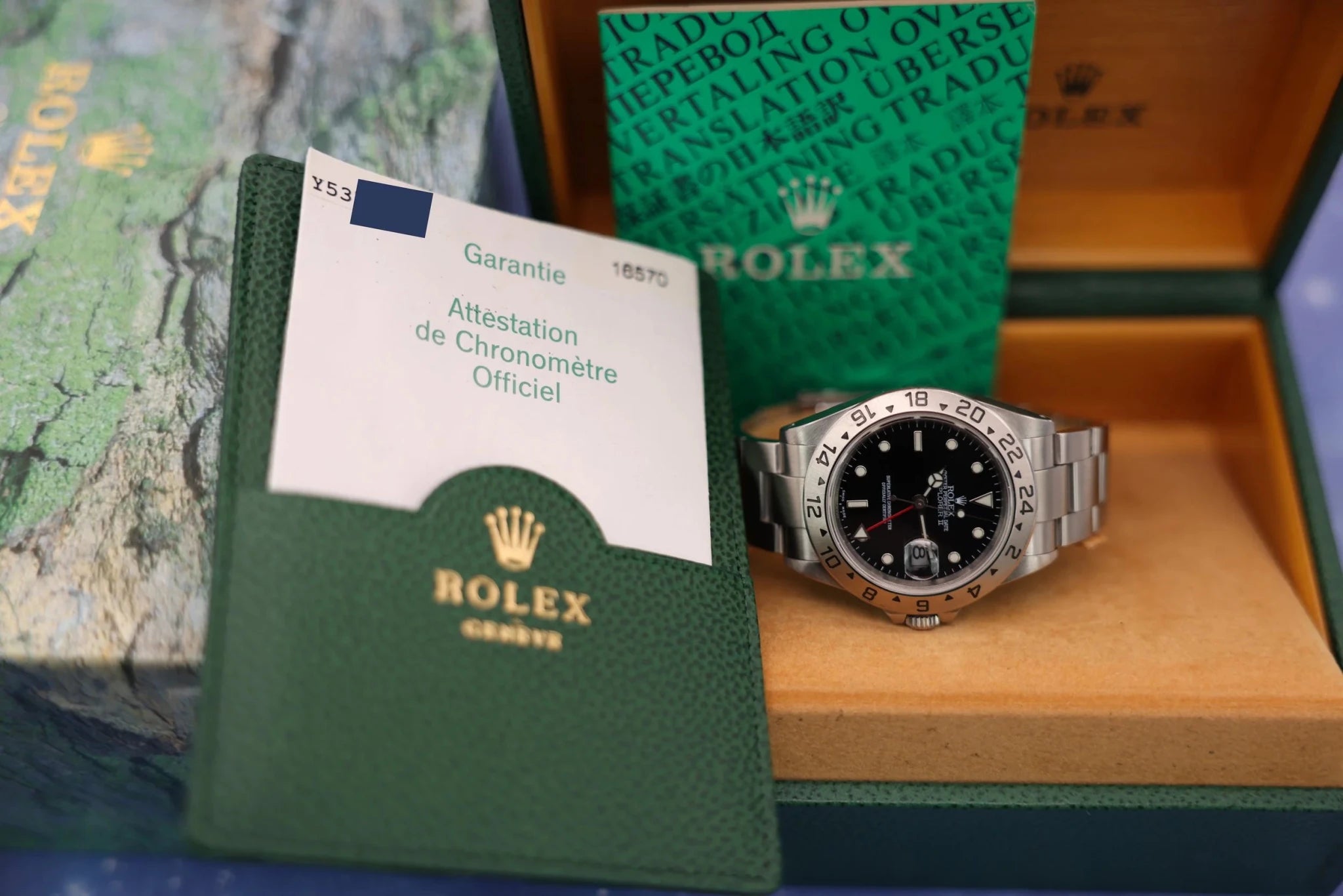 2002 Rolex Explorer II Ref. 16570 | Box and Papers - Sierra Time Co