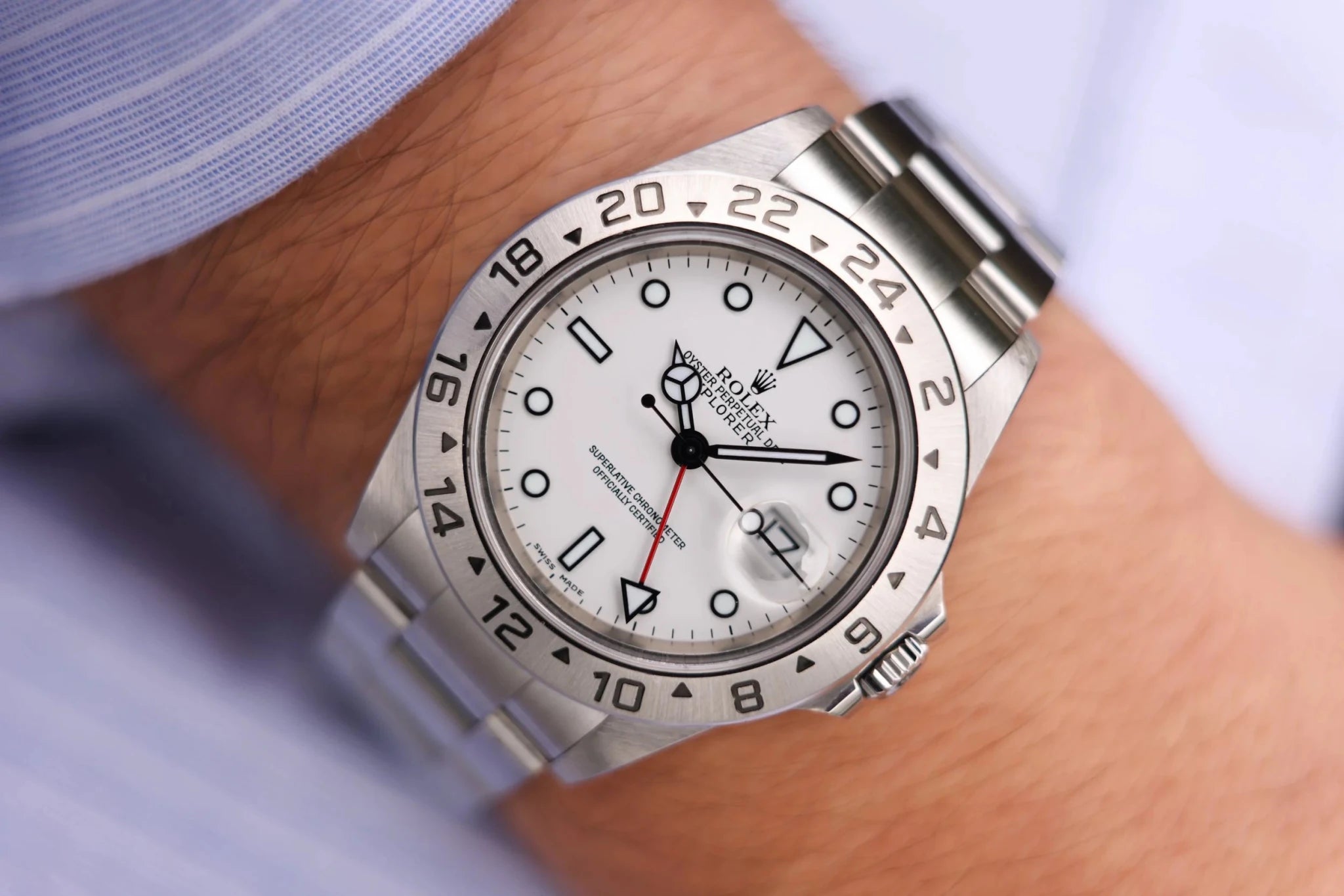 2002 Rolex Explorer II Ref. 16570 Polar - Sierra Time Co