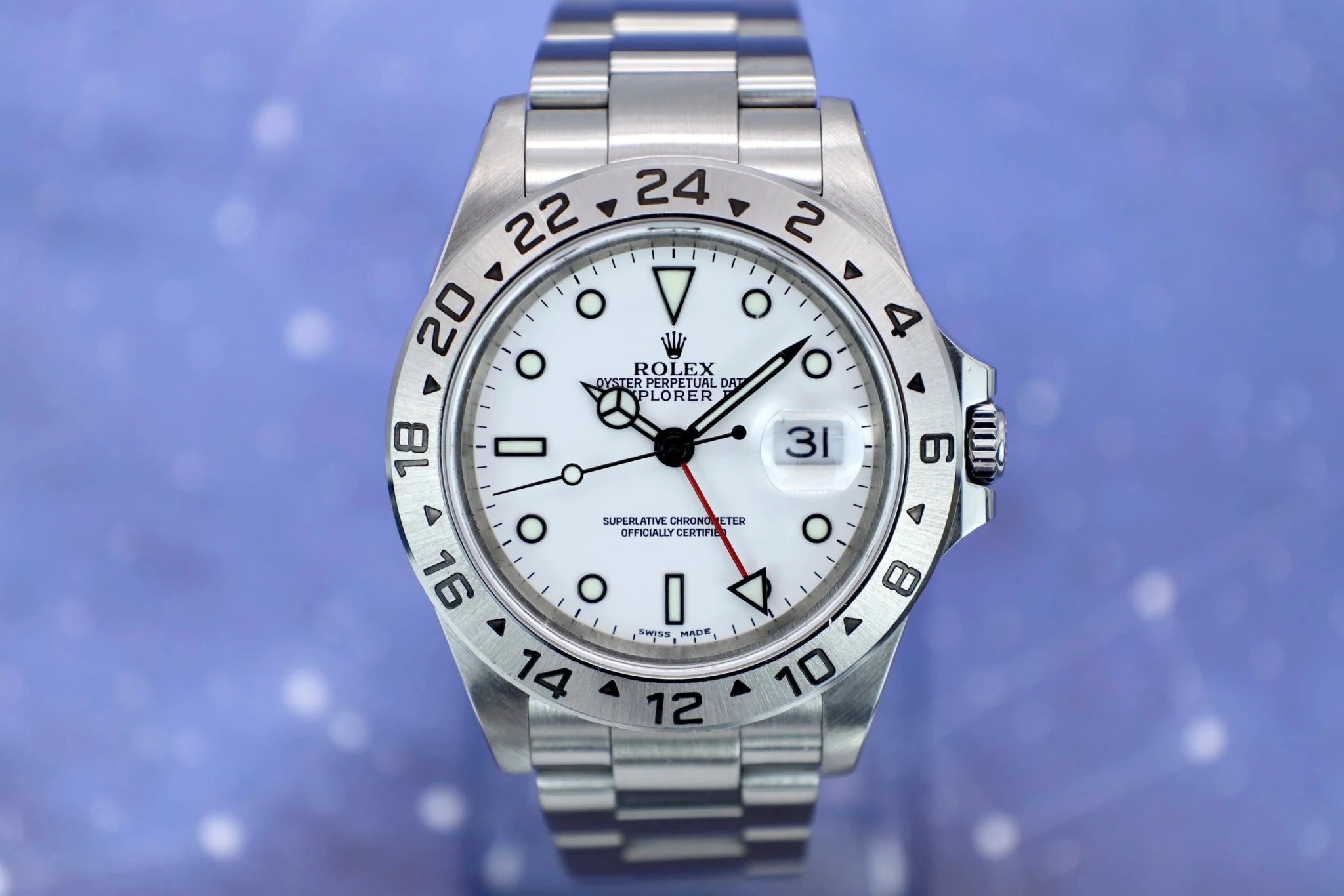 2002 Rolex Explorer II Ref. 16570 Polar | Box and Papers - Sierra Time Co