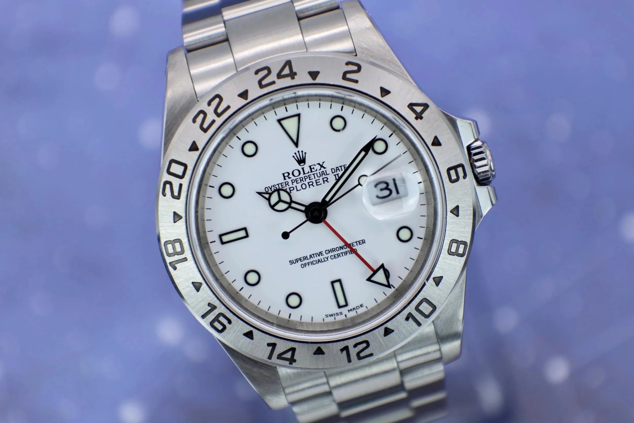 2002 Rolex Explorer II Ref. 16570 Polar | Box and Papers - Sierra Time Co