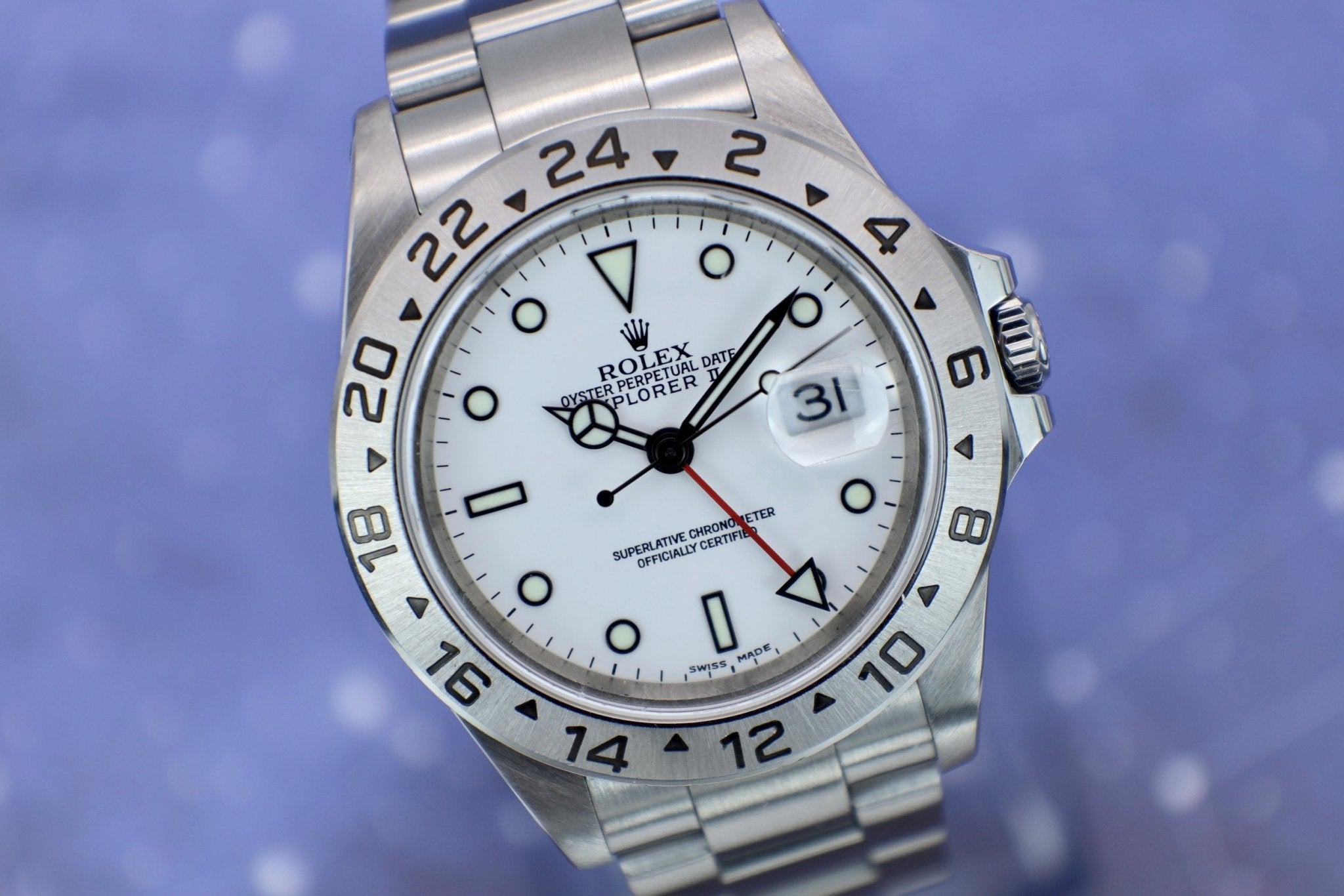 2002 Rolex Explorer II Ref. 16570 Polar | Box and Papers - Sierra Time Co