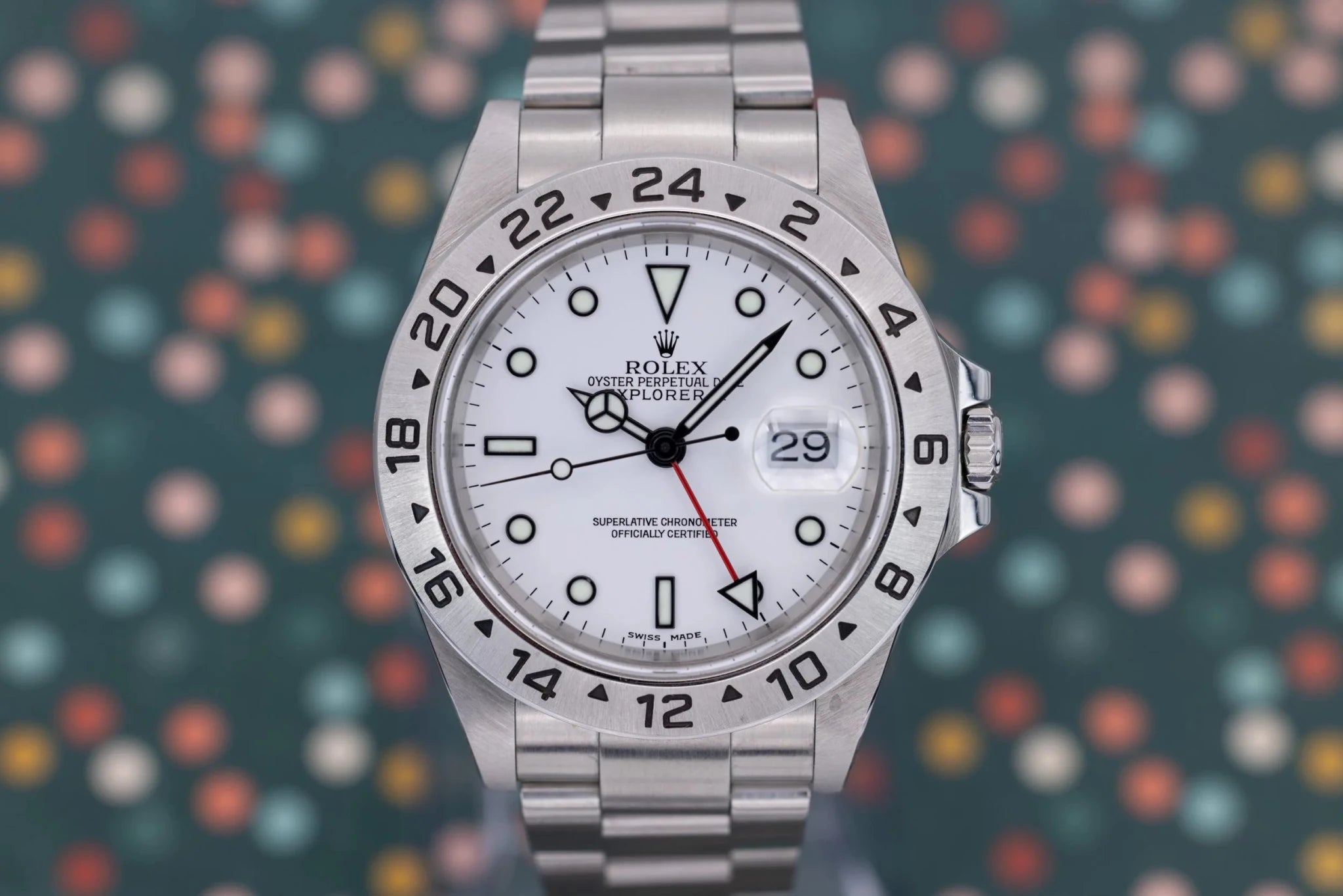2002 Rolex Explorer II Ref. 16570 Polar | Full Set - Sierra Time Co