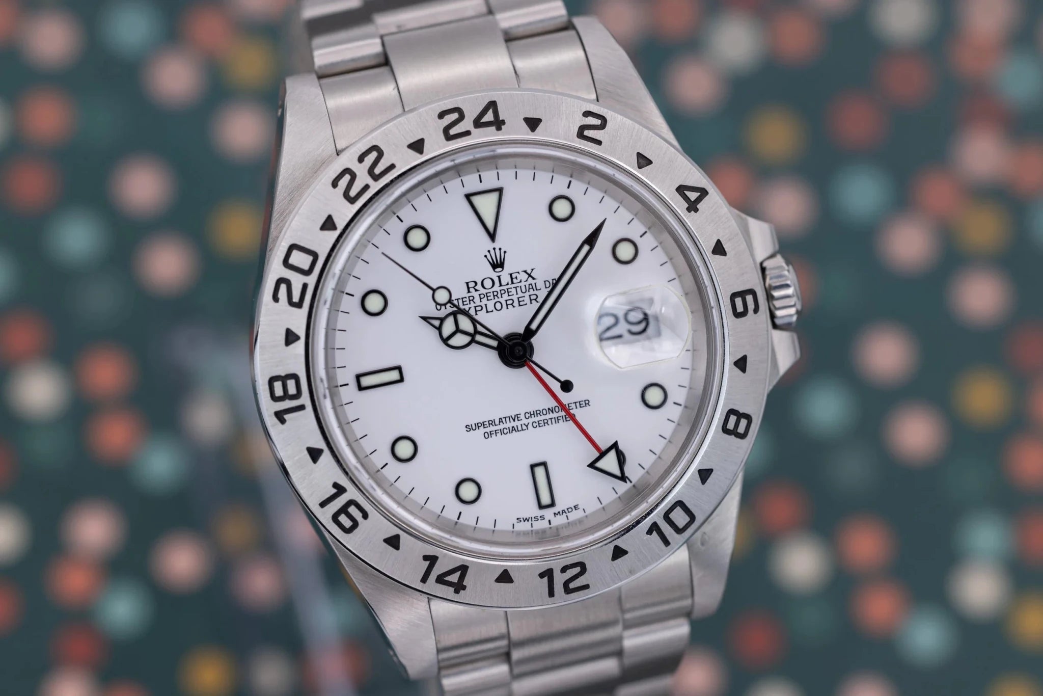 2002 Rolex Explorer II Ref. 16570 Polar | Full Set - Sierra Time Co