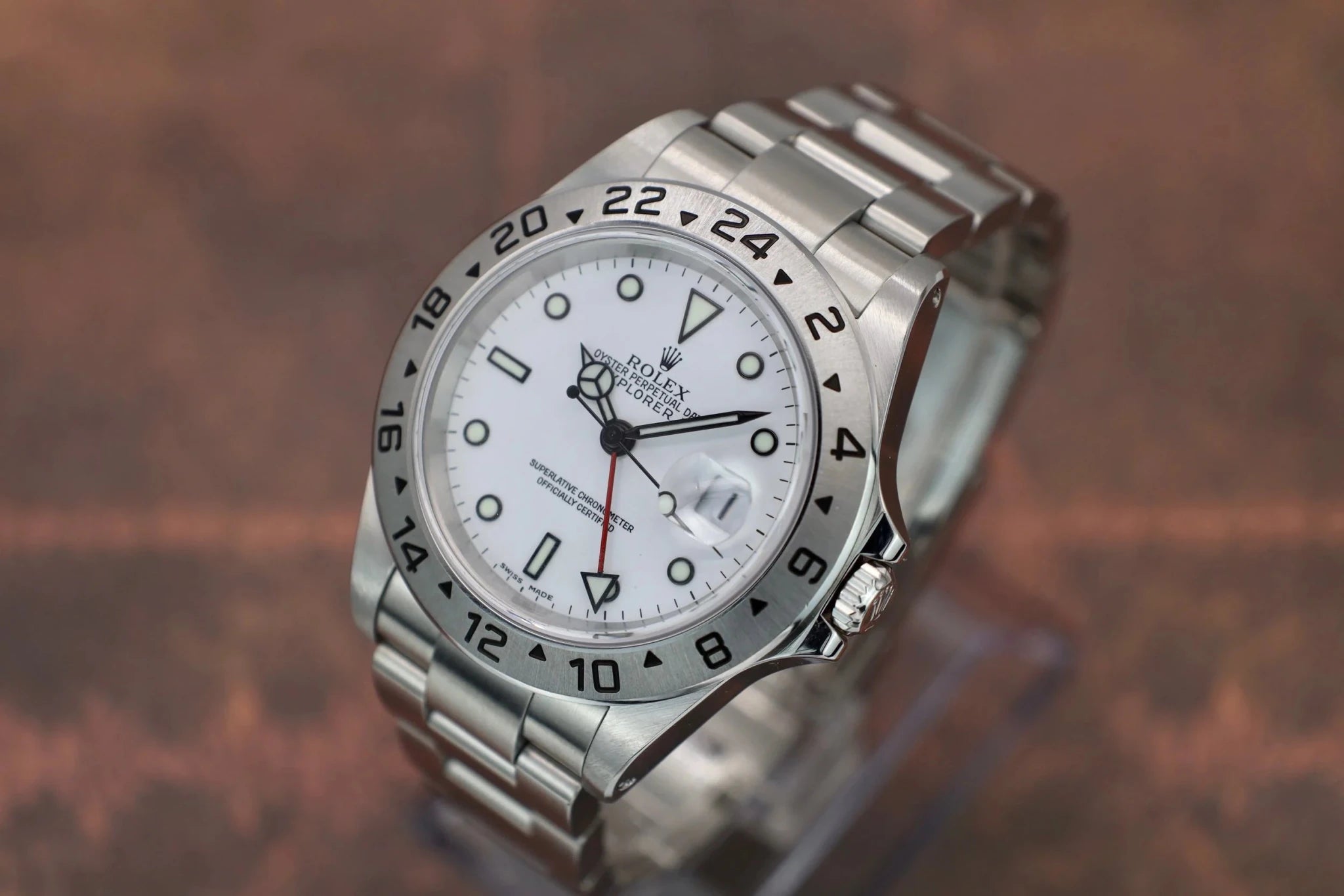 2002 Rolex Explorer II Ref. 16570 Polar | Papers - Sierra Time Co