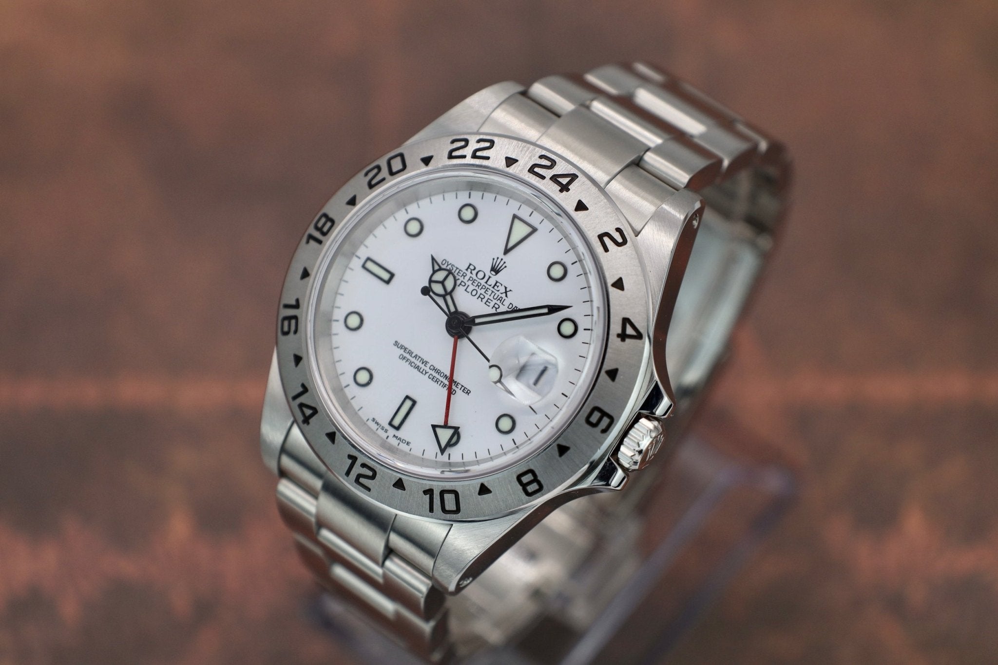 2002 Rolex Explorer II Ref. 16570 Polar | Papers - Sierra Time Co