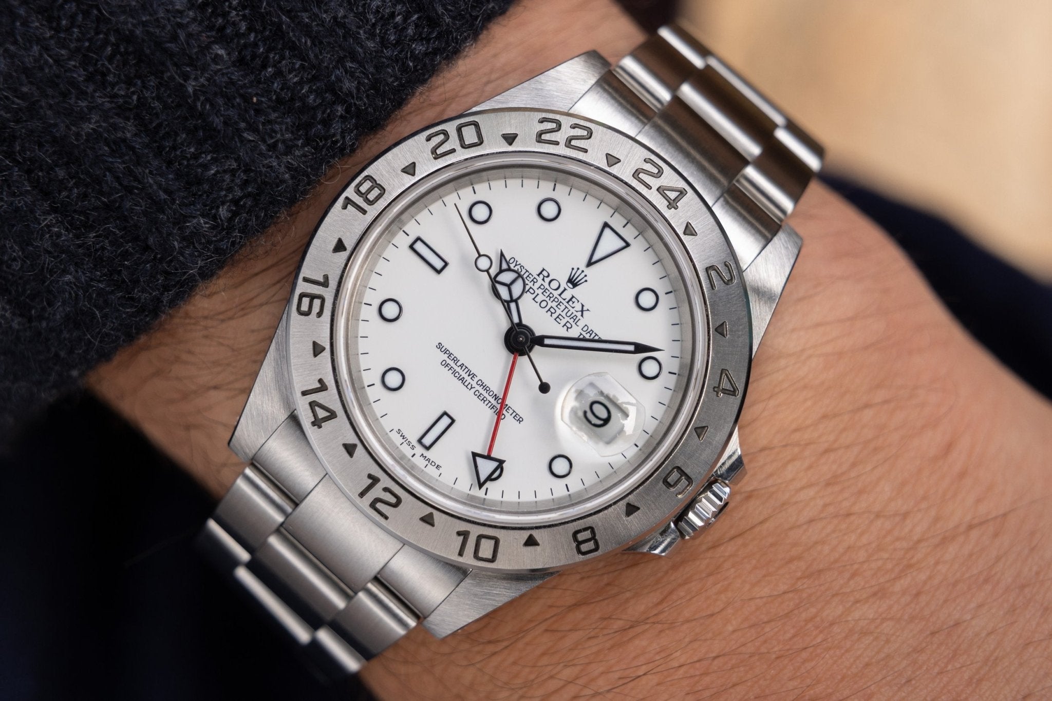2002 Rolex Explorer II Ref. 16570 Polar | RSC Card | Box and Papers - Sierra Time Co