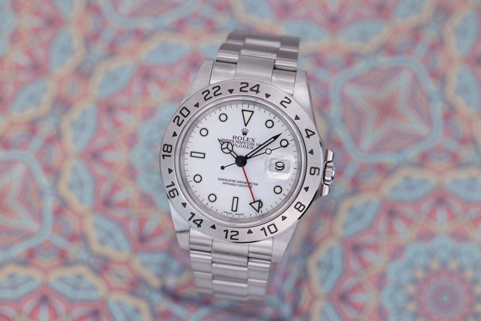 2002 Rolex Explorer II Ref. 16570 Polar | RSC Card | Box and Papers - Sierra Time Co