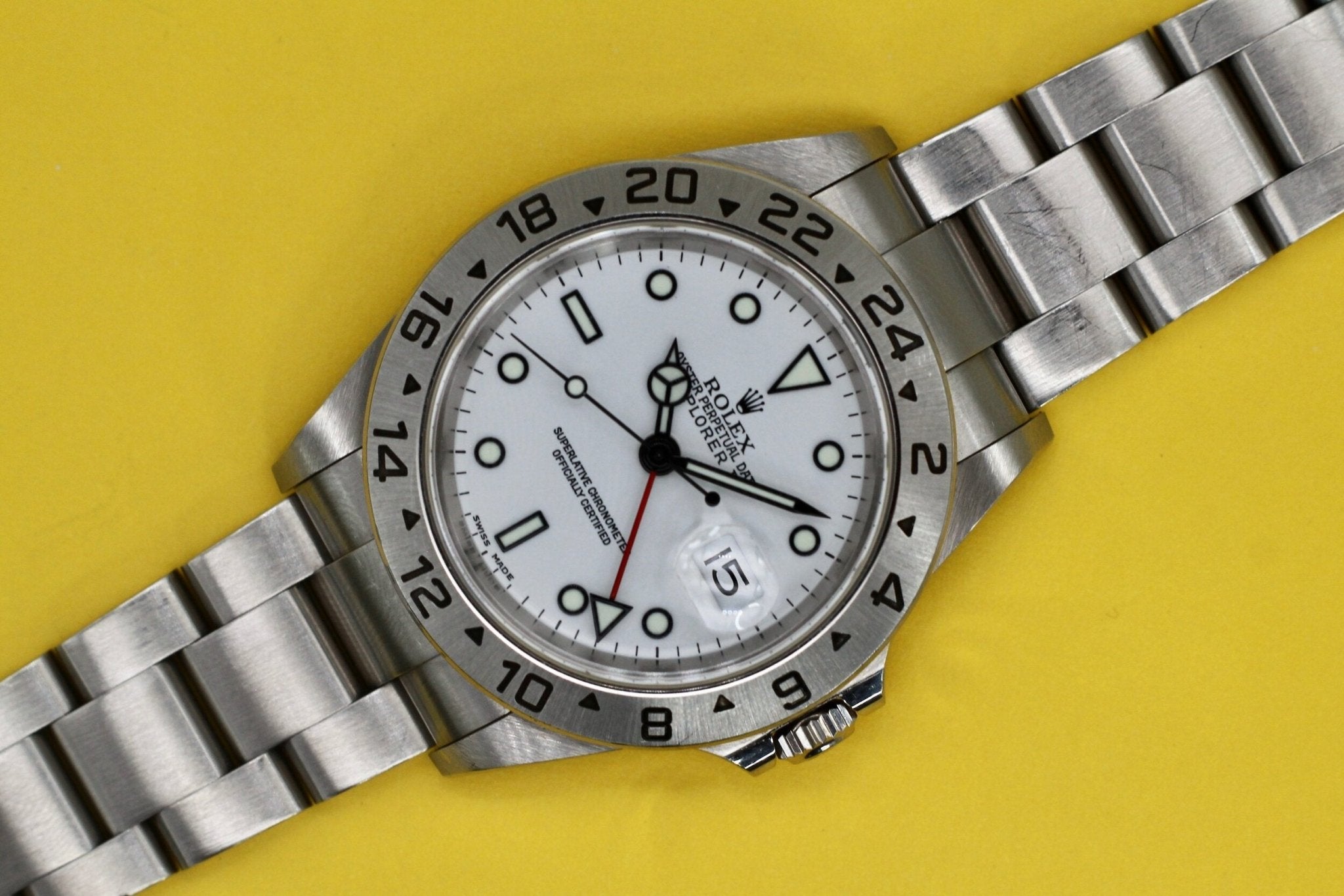 2002 Rolex Explorer ll Ref. 16570 | Polar - Sierra Time Co