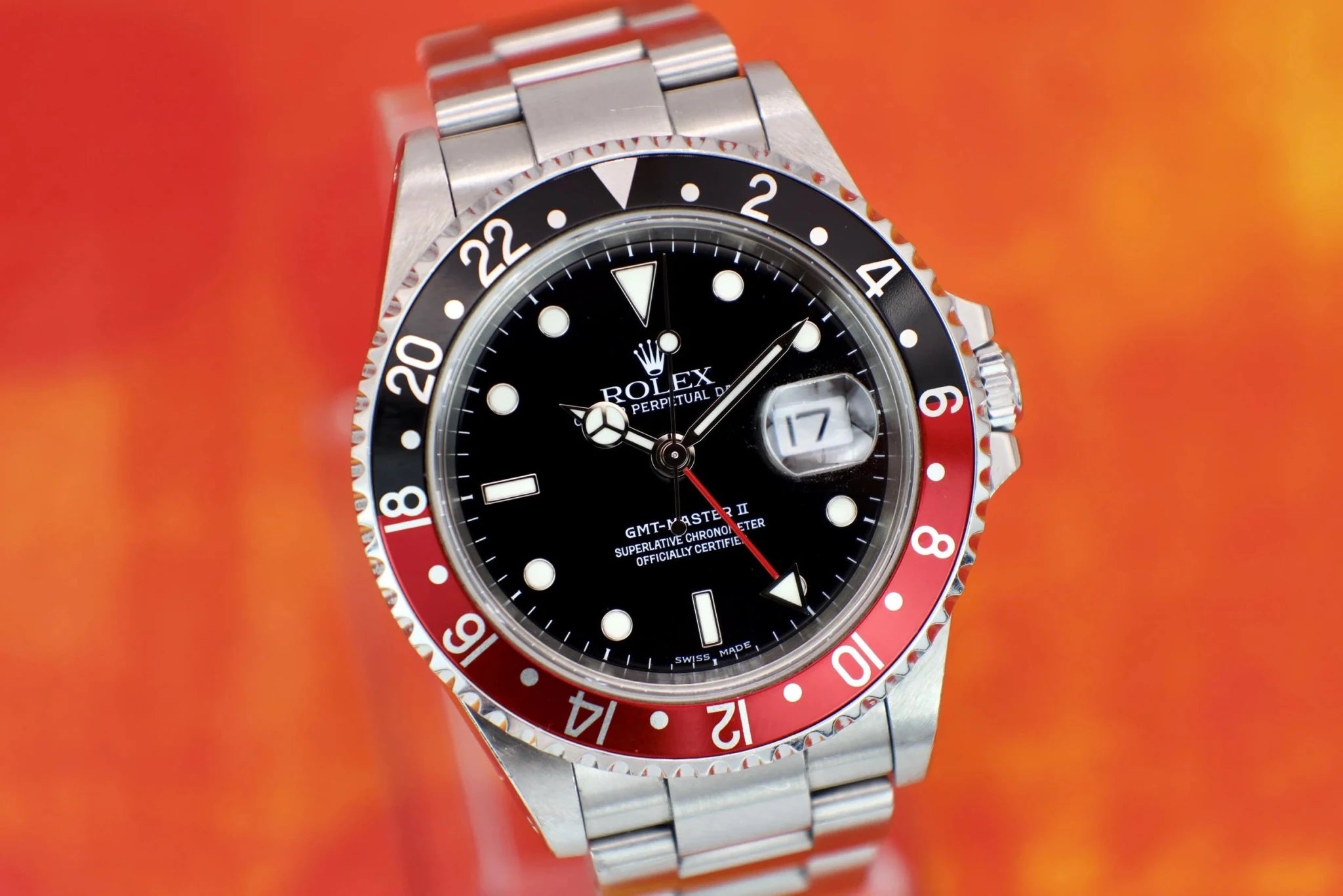 2002 Rolex GMT Master II Ref. 16710 Coke | Box and Papers - Sierra Time Co