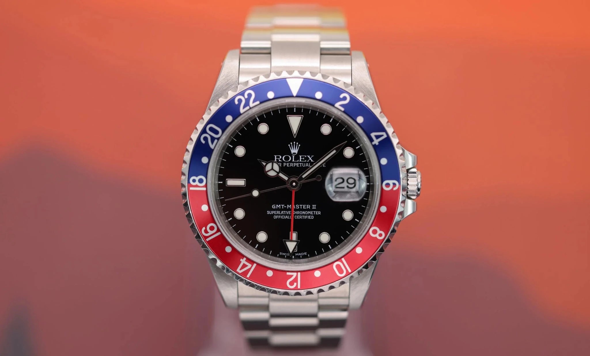 2002 Rolex GMT Master II Ref. 16710 Pepsi | Box and Papers | 2024 RSC Service - Sierra Time Co