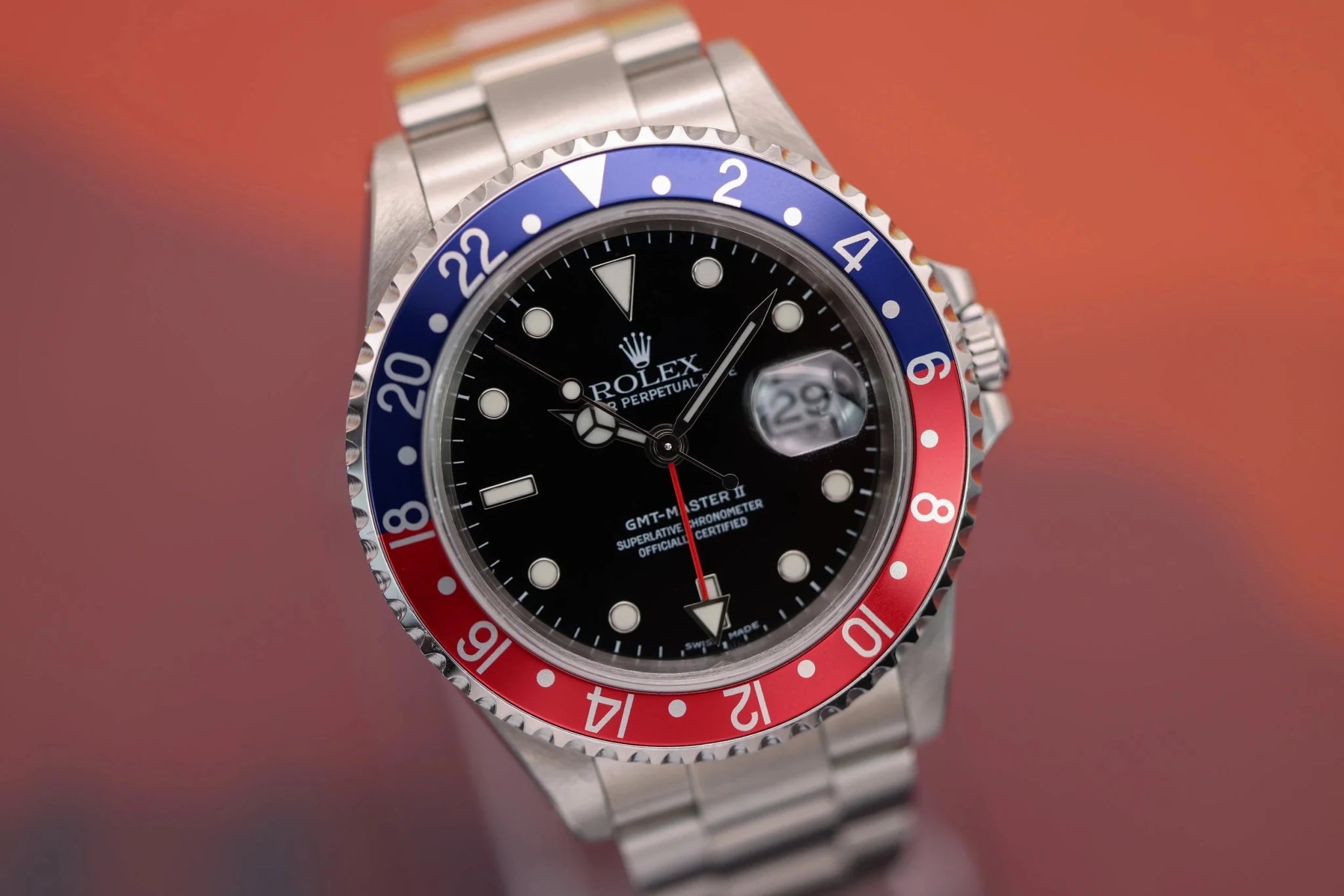 2002 Rolex GMT Master II Ref. 16710 Pepsi | Box and Papers | 2024 RSC Service - Sierra Time Co