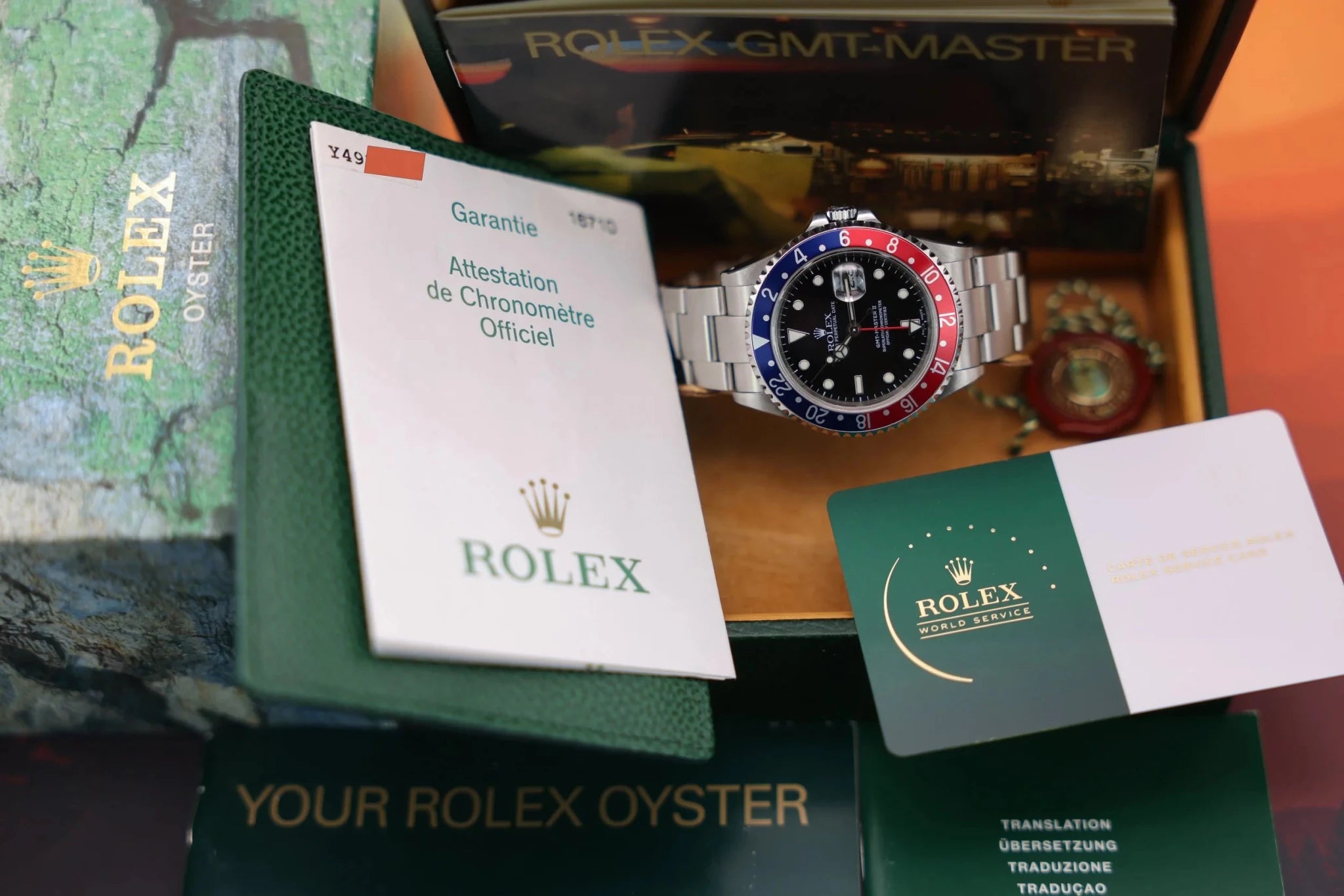 2002 Rolex GMT Master II Ref. 16710 Pepsi | Box and Papers | 2024 RSC Service - Sierra Time Co