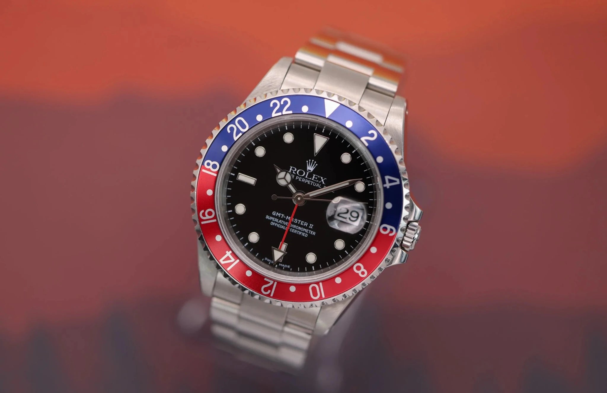 2002 Rolex GMT Master II Ref. 16710 Pepsi | Box and Papers | 2024 RSC Service - Sierra Time Co