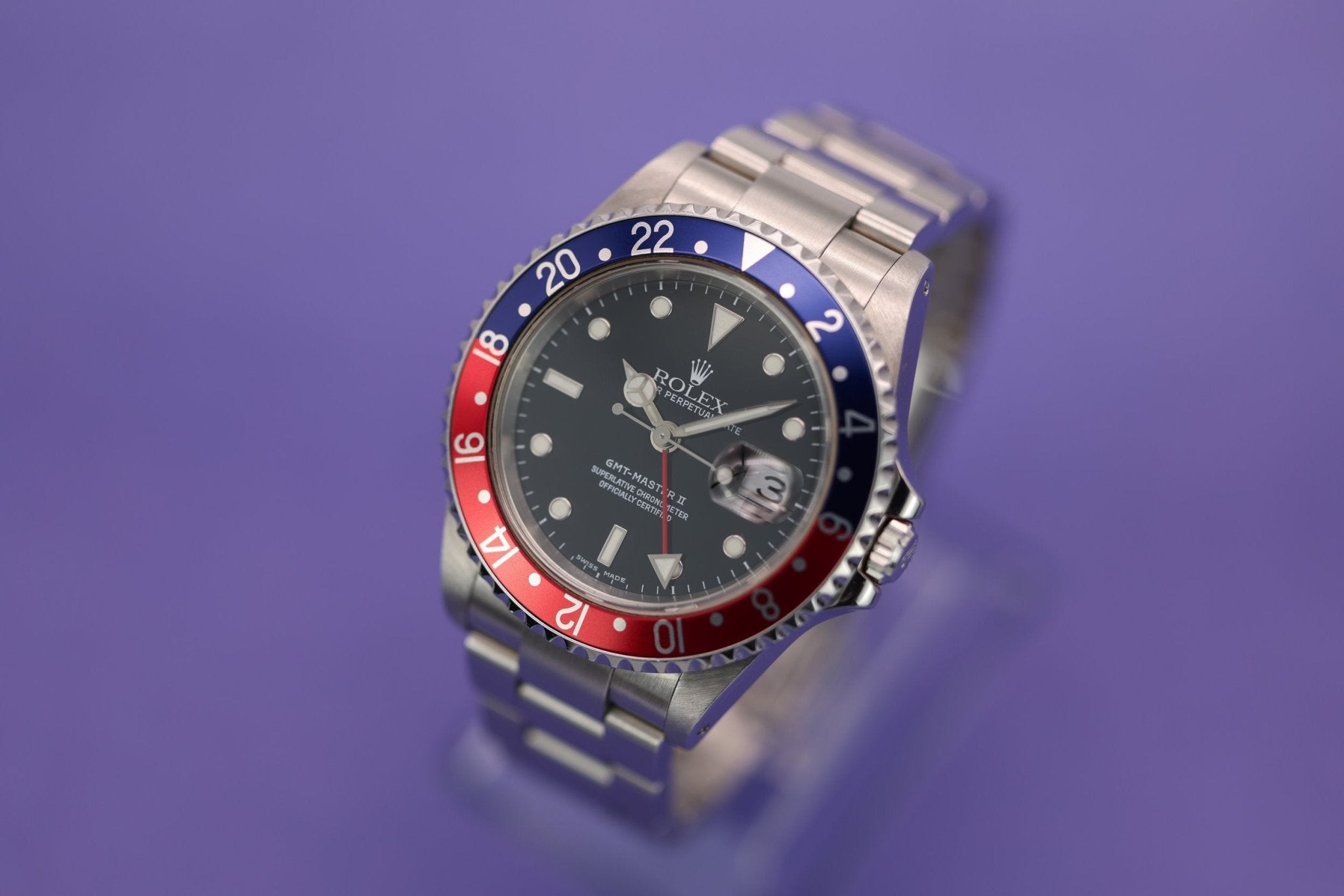 2002 Rolex GMT Master II Ref. 16710 Pepsi | Box and Papers - Sierra Time Co