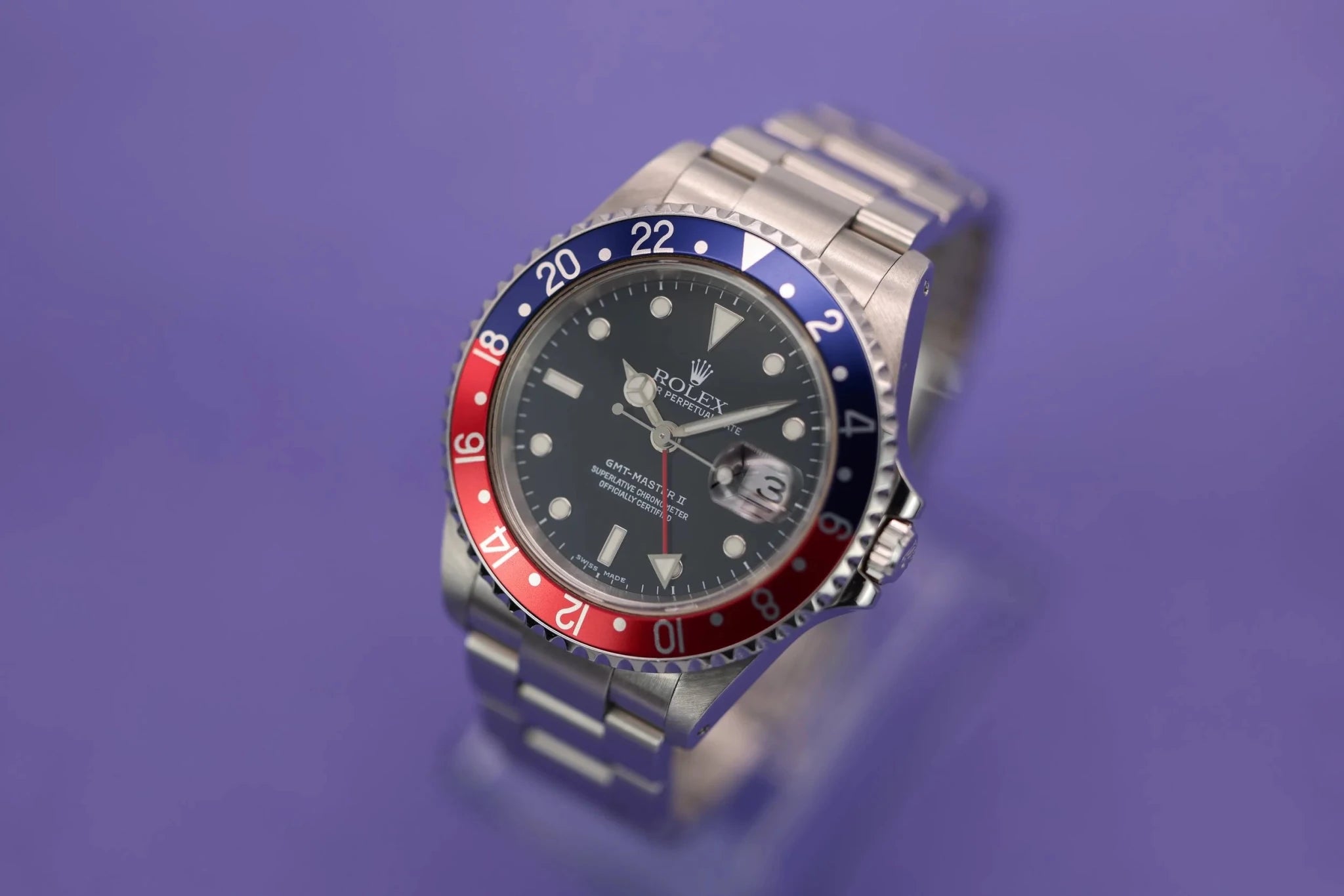 2002 Rolex GMT Master II Ref. 16710 Pepsi | Box and Papers - Sierra Time Co