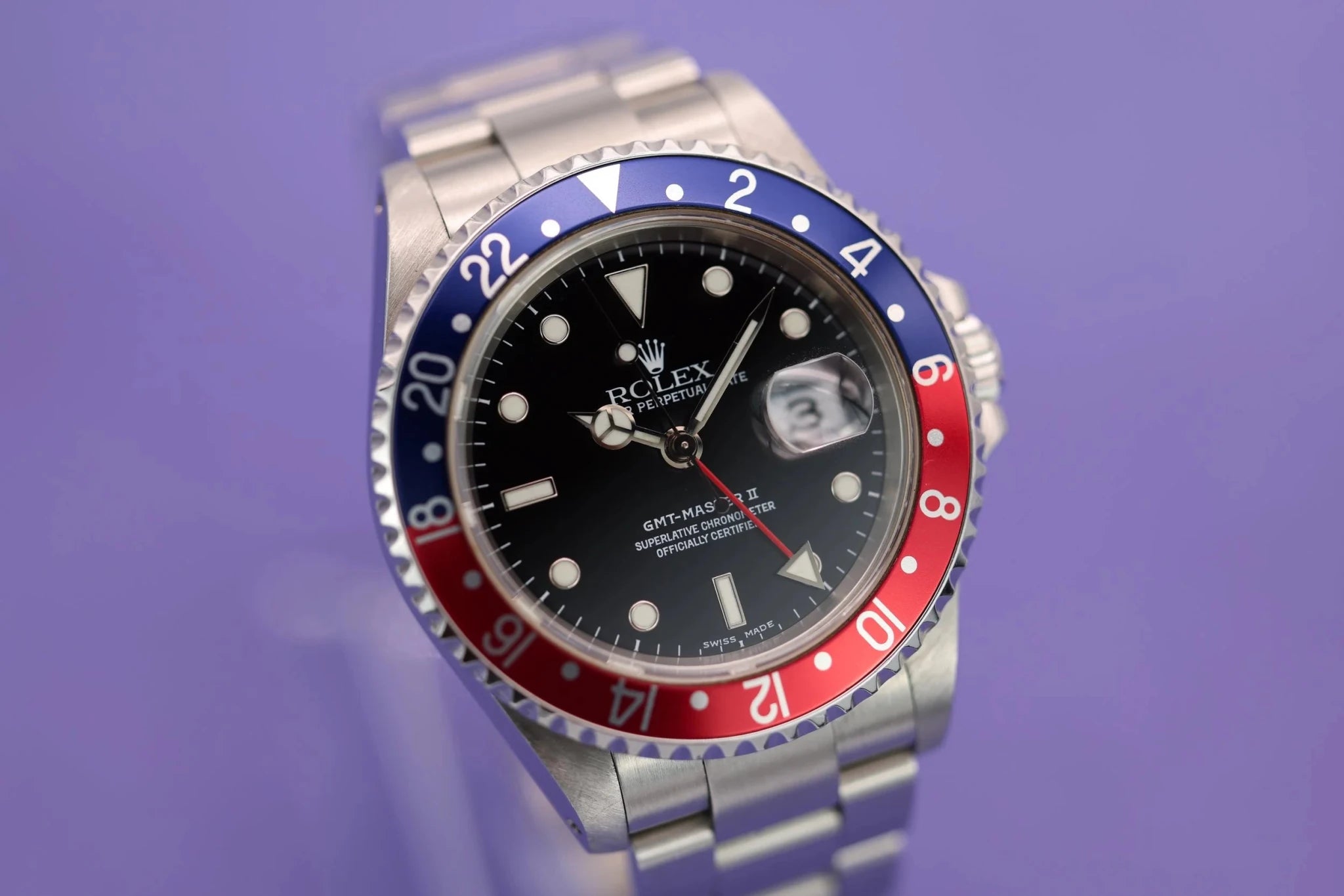 2002 Rolex GMT Master II Ref. 16710 Pepsi | Box and Papers - Sierra Time Co