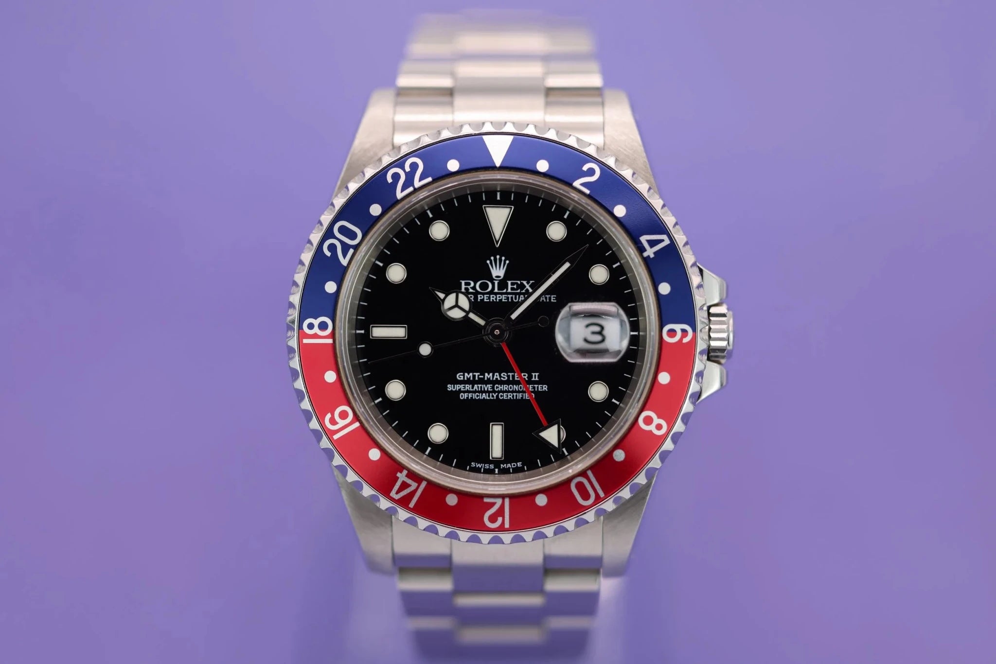 2002 Rolex GMT Master II Ref. 16710 Pepsi | Box and Papers - Sierra Time Co
