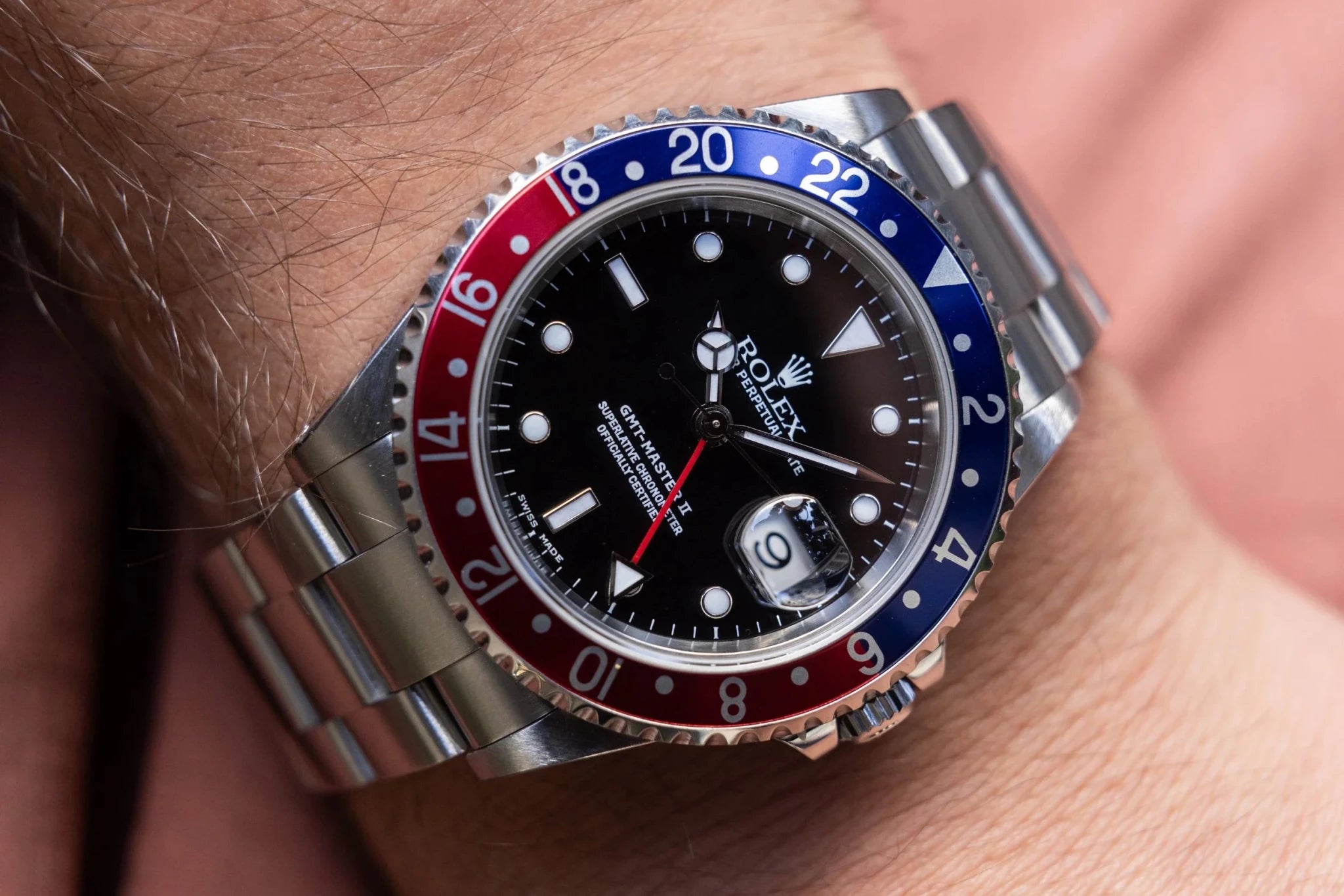 2002 Rolex GMT Master II Ref. 16710 Pepsi | Serviced - Sierra Time Co