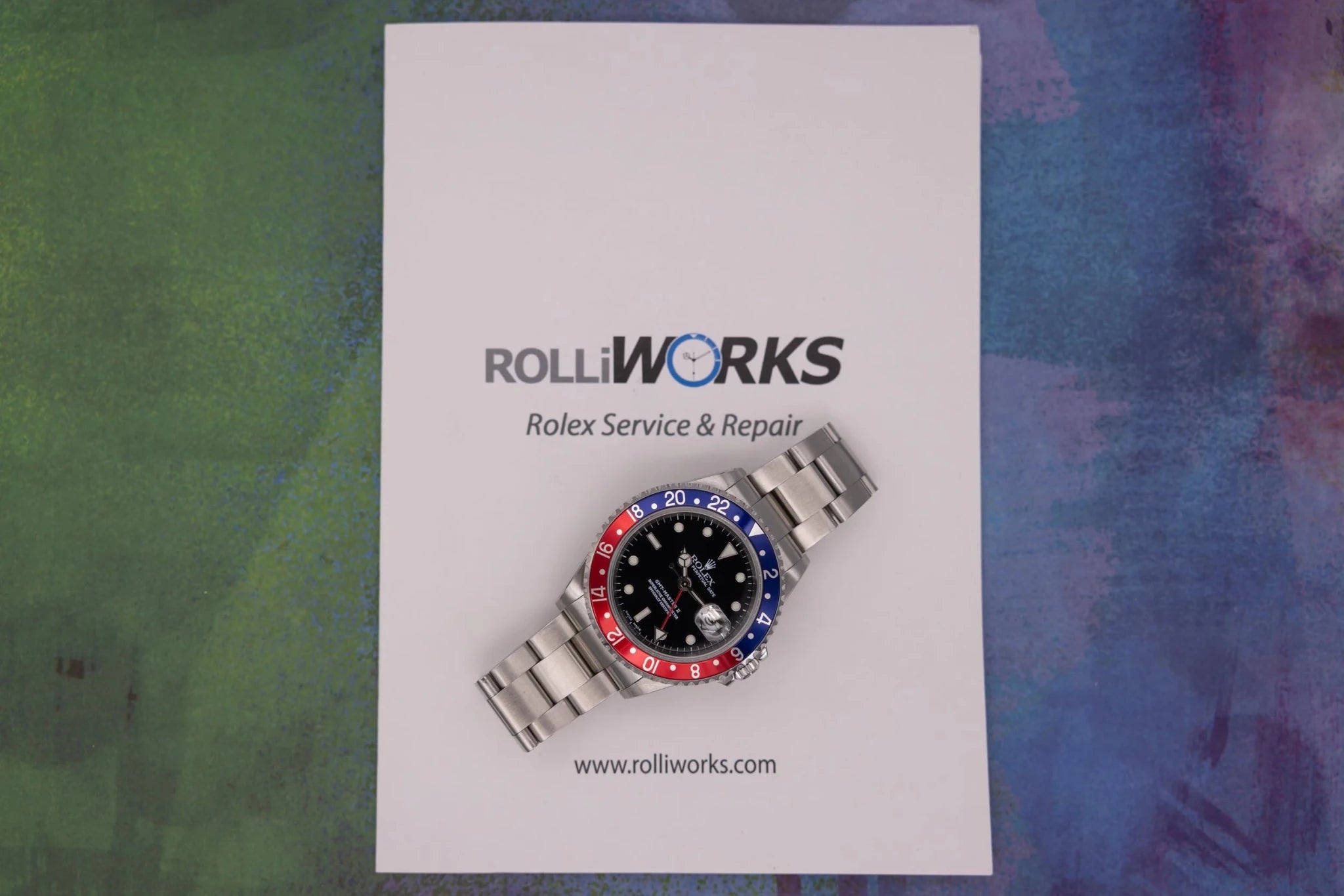 2002 Rolex GMT Master II Ref. 16710 Pepsi | Serviced - Sierra Time Co