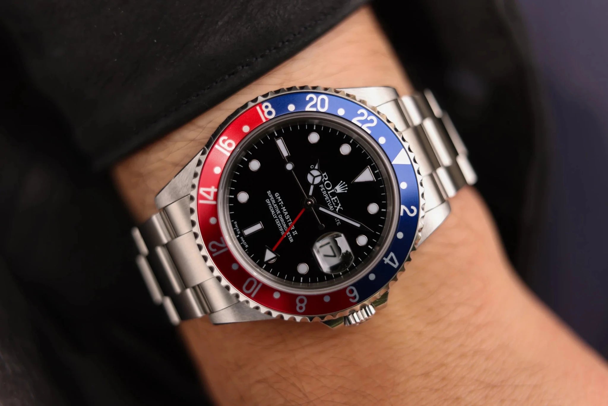 2002 Rolex GMT Master II Ref. 16710 Pepsi | Serviced | Box and Papers - Sierra Time Co