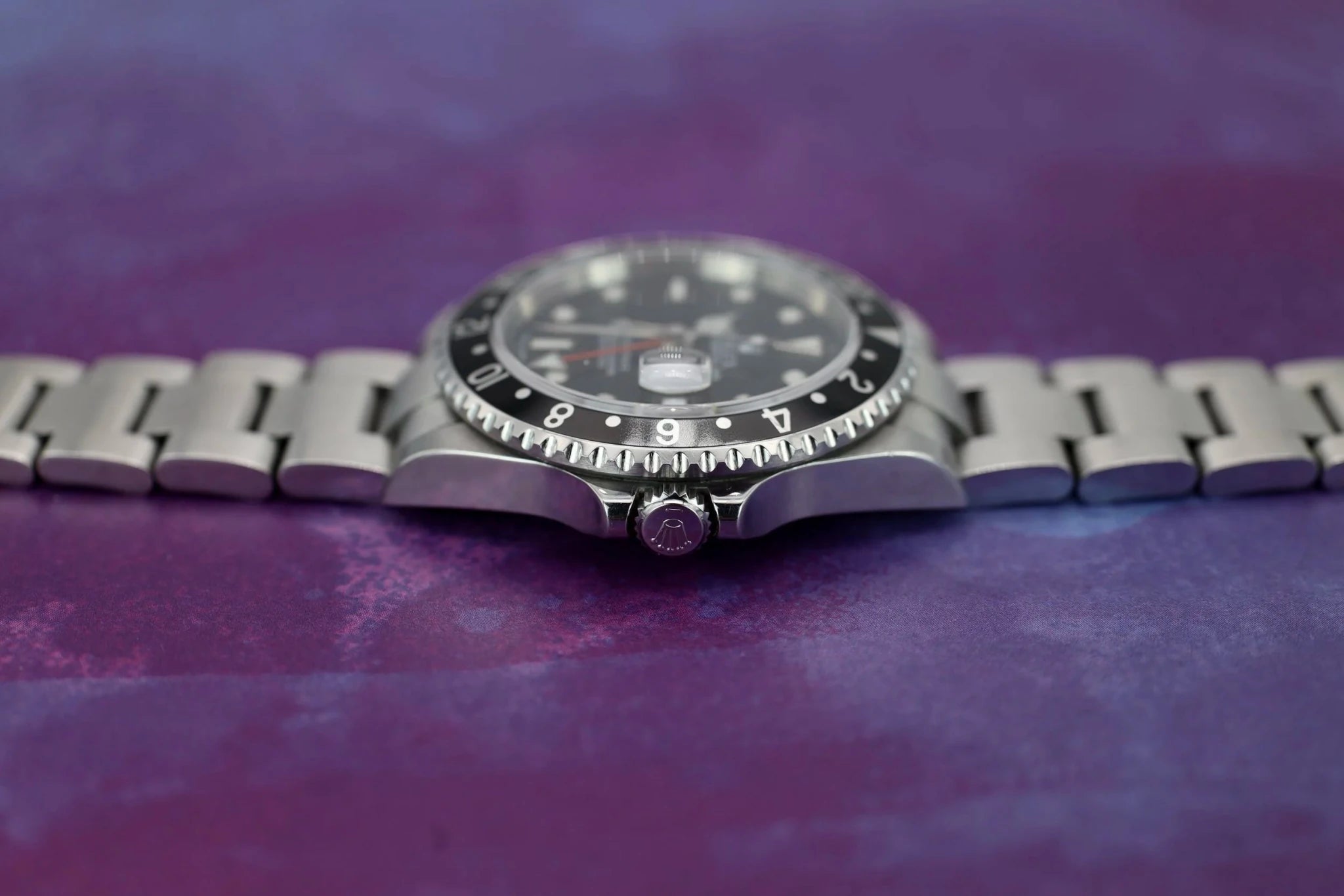 2002 Rolex GMT Master II Ref. 16710 | Unpolished | Papers - Sierra Time Co