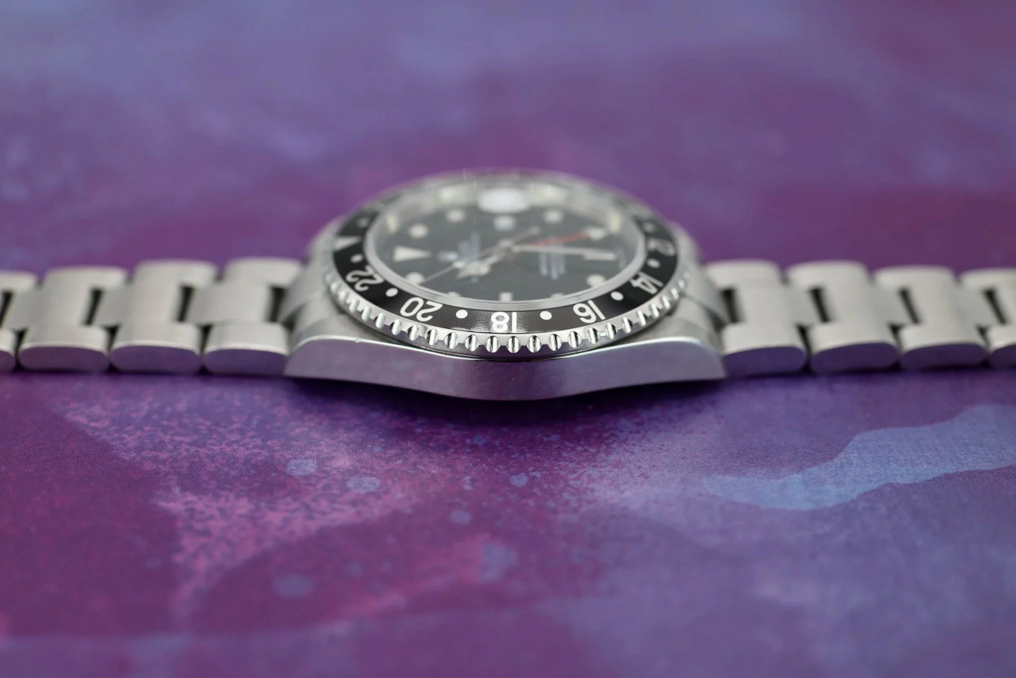 2002 Rolex GMT Master II Ref. 16710 | Unpolished | Papers - Sierra Time Co