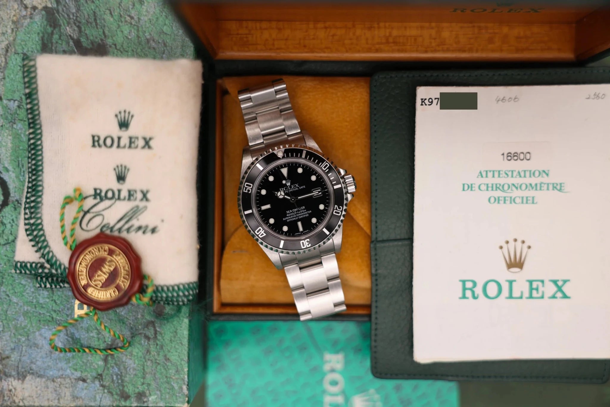 2002 Rolex Sea-Dweller Ref. 16600 | Box and Papers - Sierra Time Co