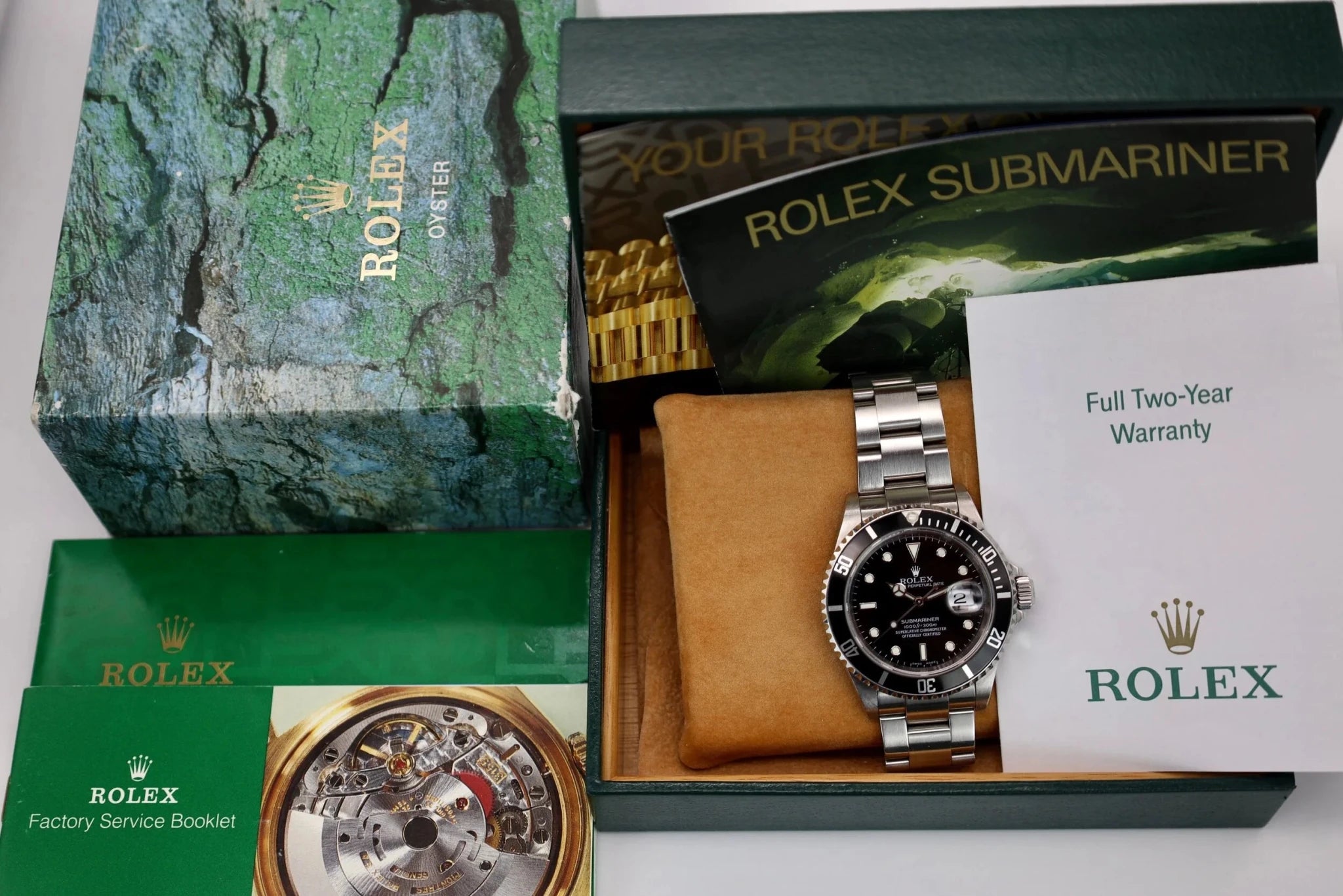 2002 Rolex Submariner Ref. 16610 | Box and Papers - Sierra Time Co