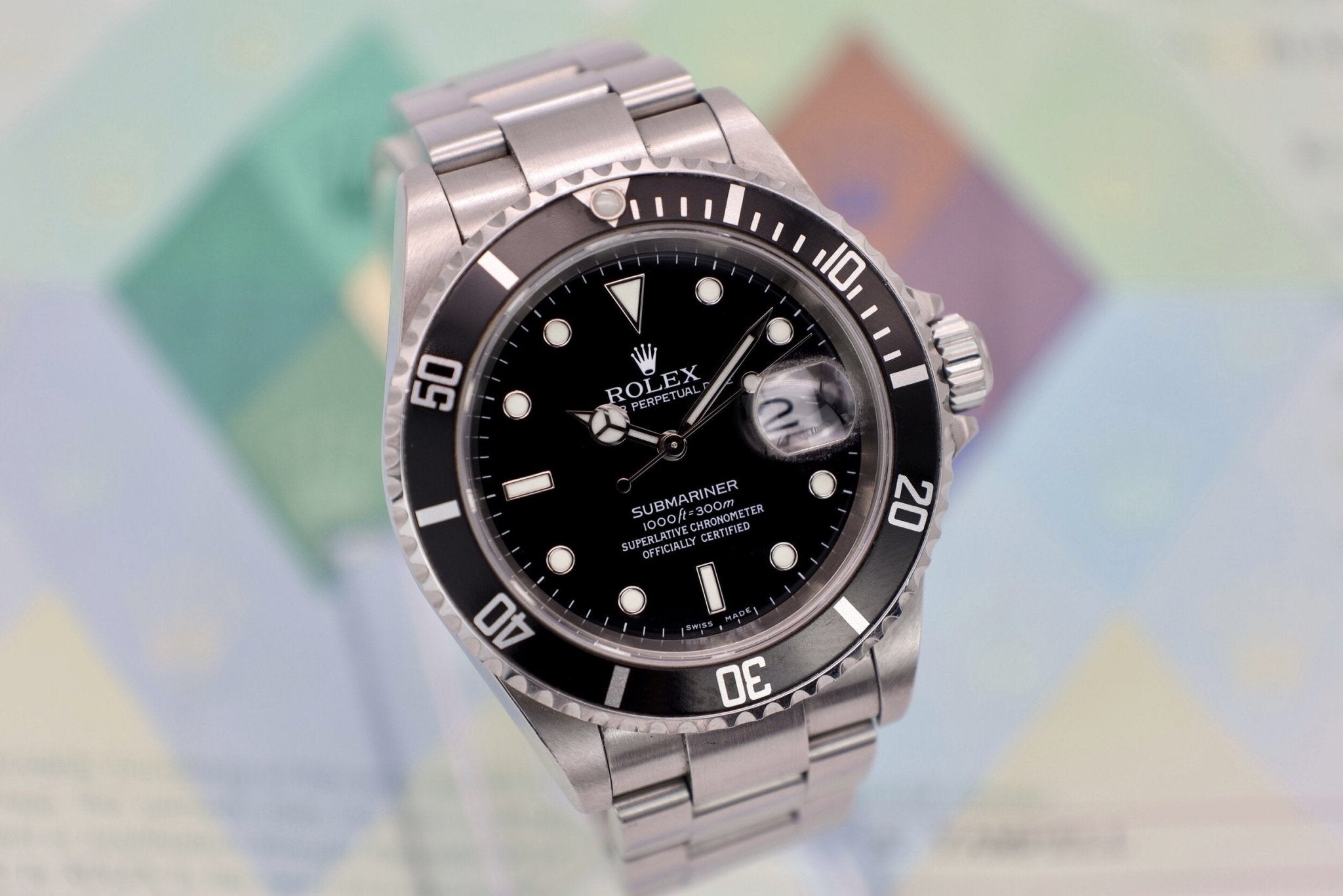 2002 Rolex Submariner Ref. 16610 | Box and Papers - Sierra Time Co