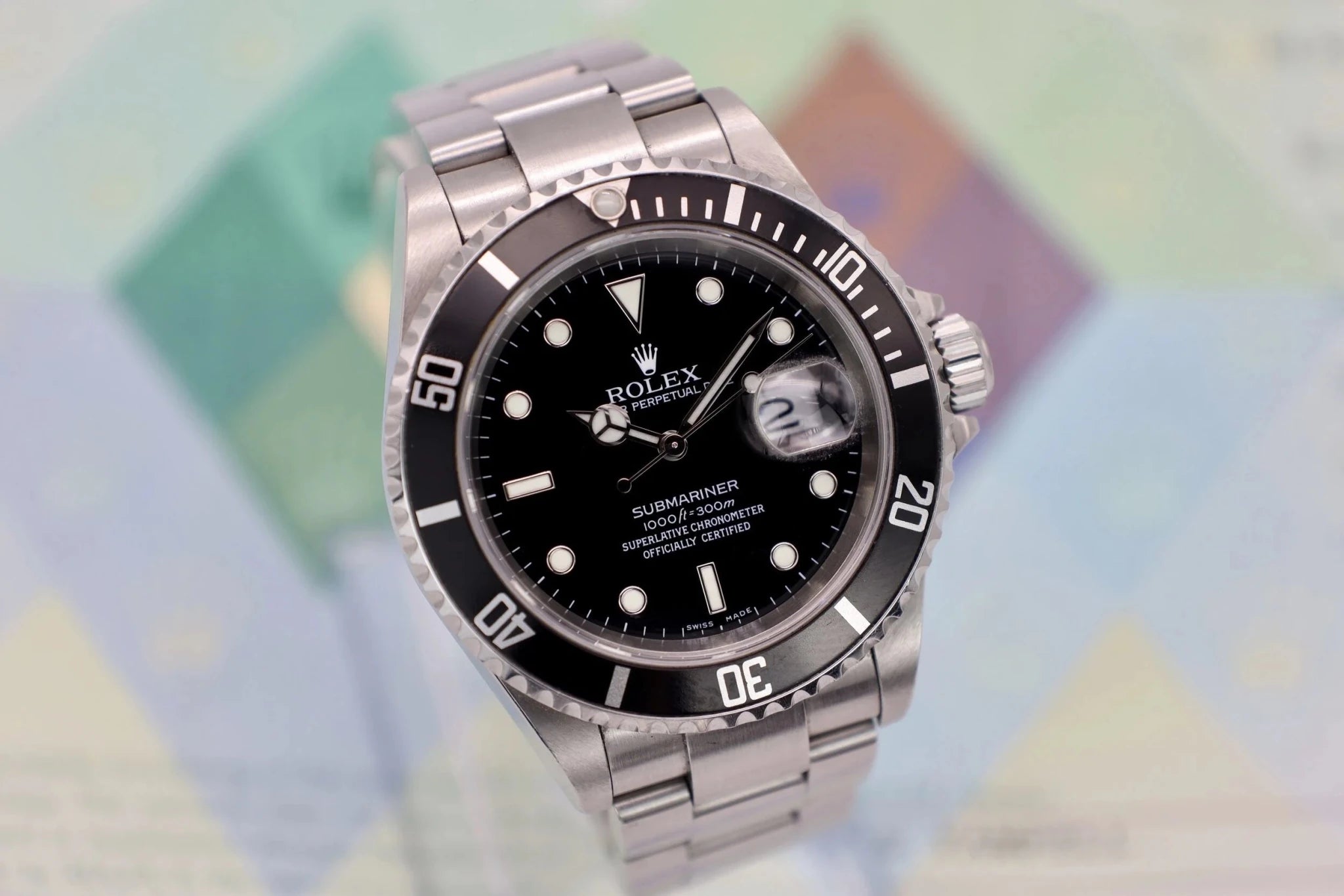 2002 Rolex Submariner Ref. 16610 | Box and Papers - Sierra Time Co