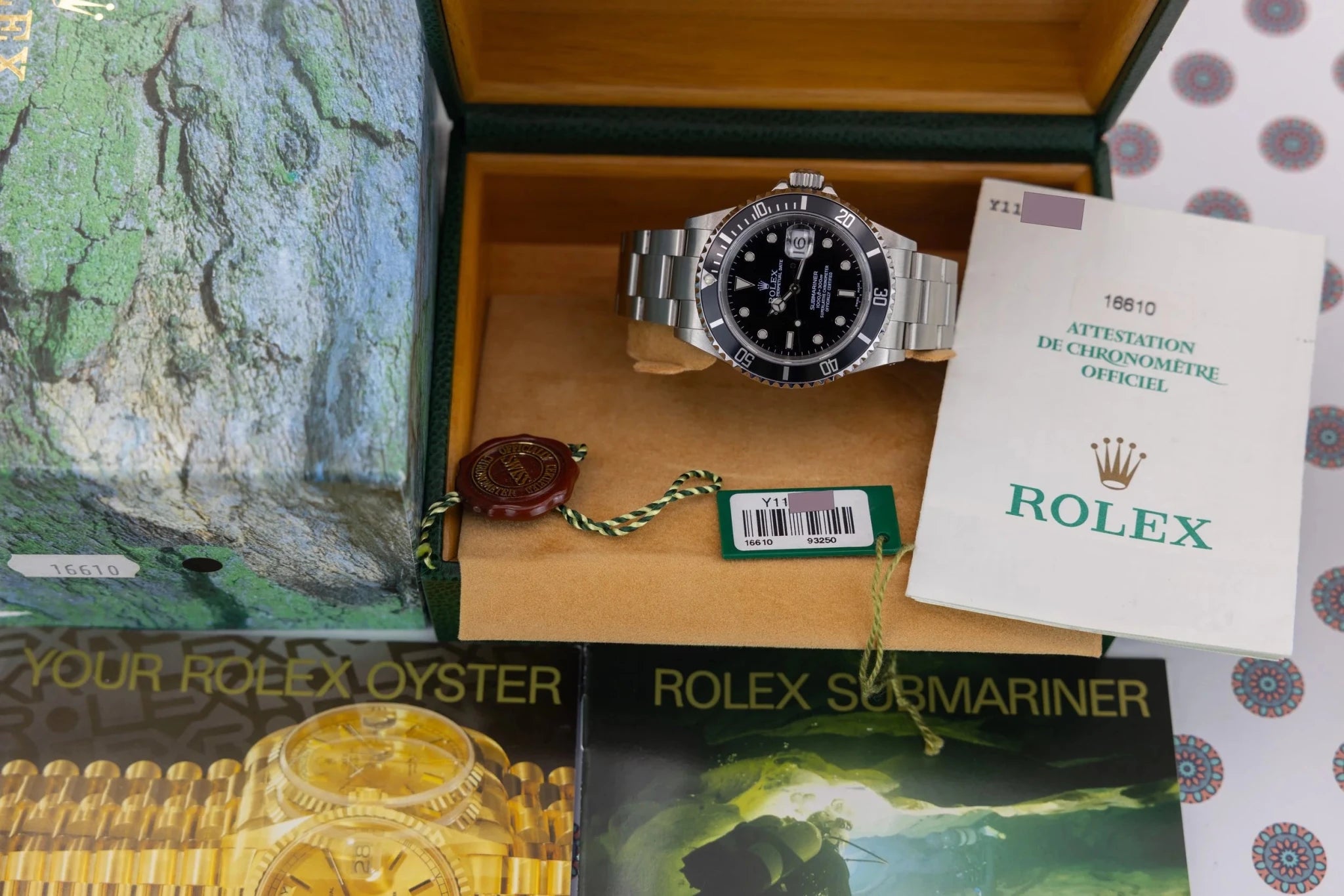 2002 Rolex Submariner Ref. 16610 | Full Set - Sierra Time Co