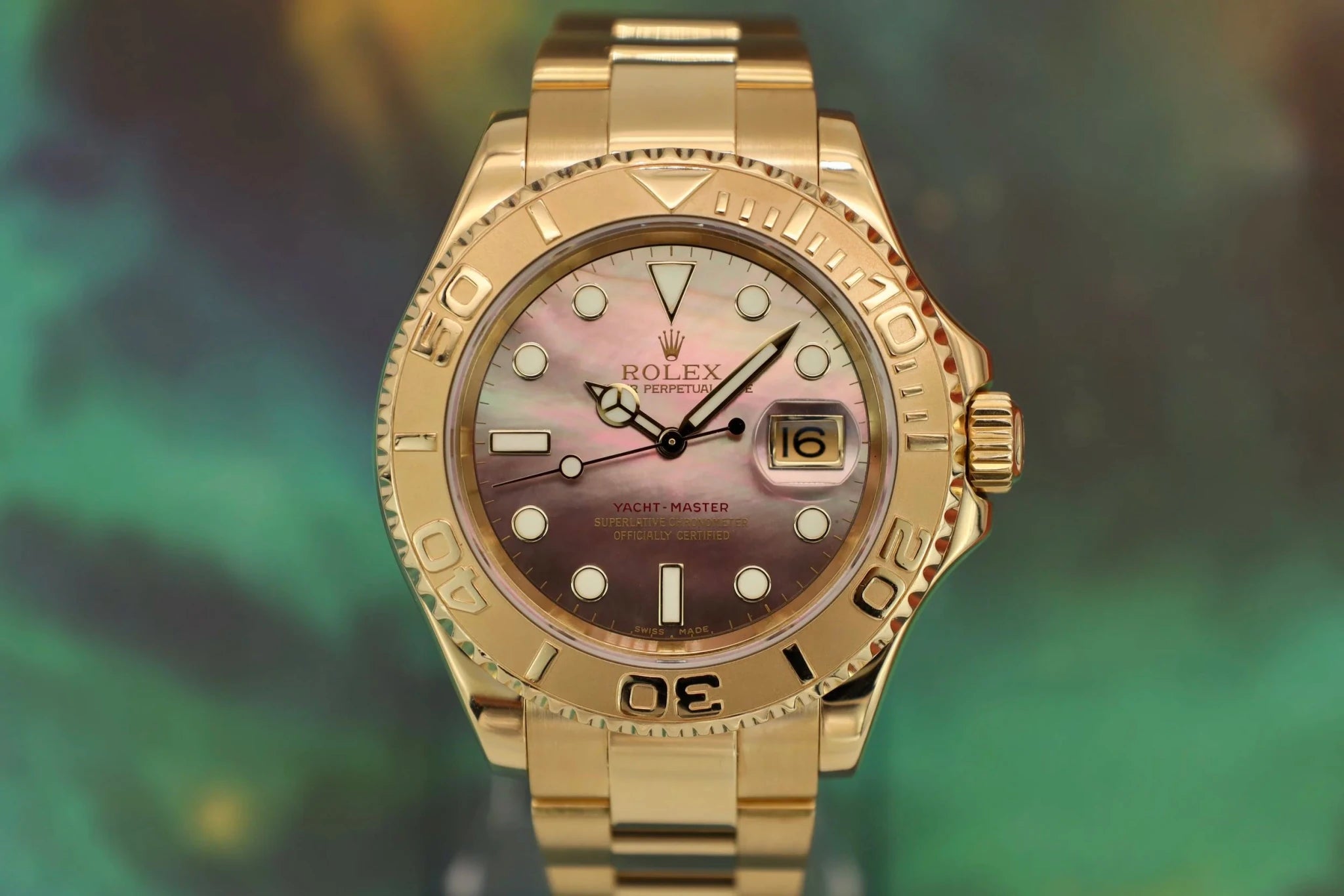 2002 Rolex Yacht-Master Ref. 16628 | Tahitian MOP - Sierra Time Co