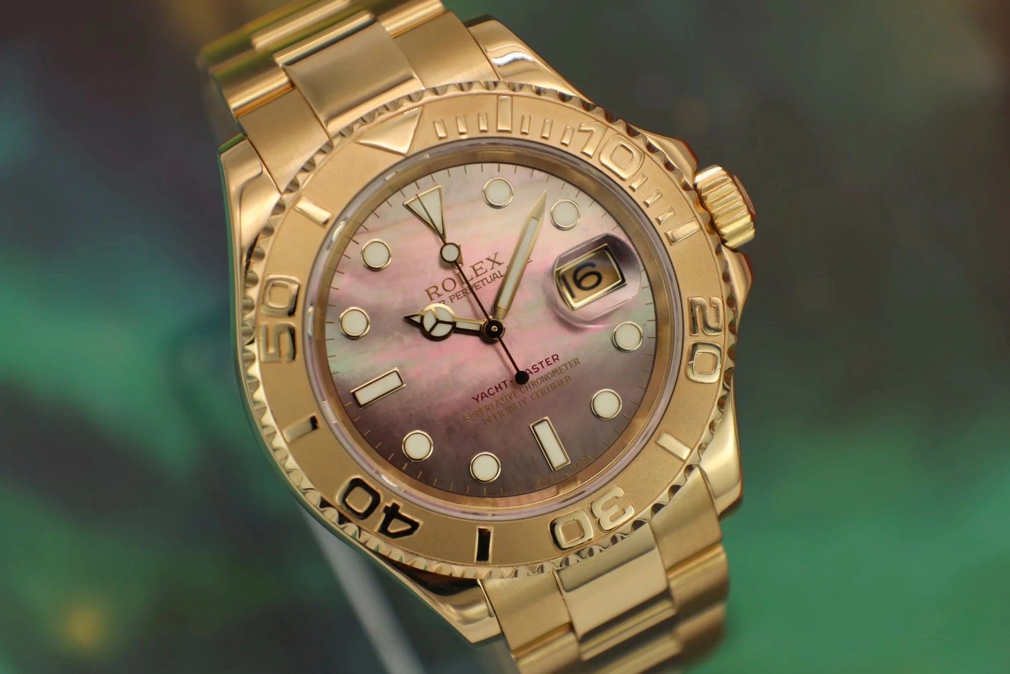 2002 Rolex Yacht-Master Ref. 16628 | Tahitian MOP - Sierra Time Co