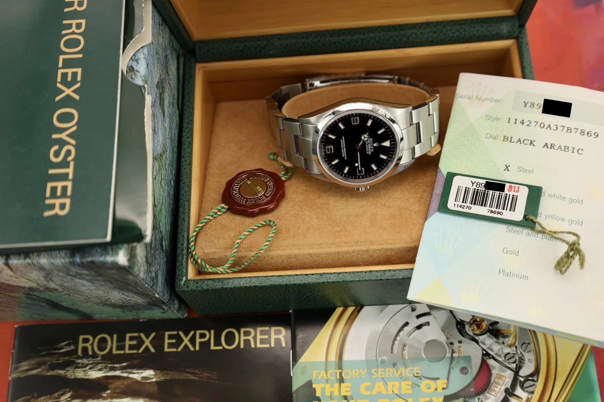 2003 Rolex Explorer I Ref. 114270 | Box and Papers - Sierra Time Co