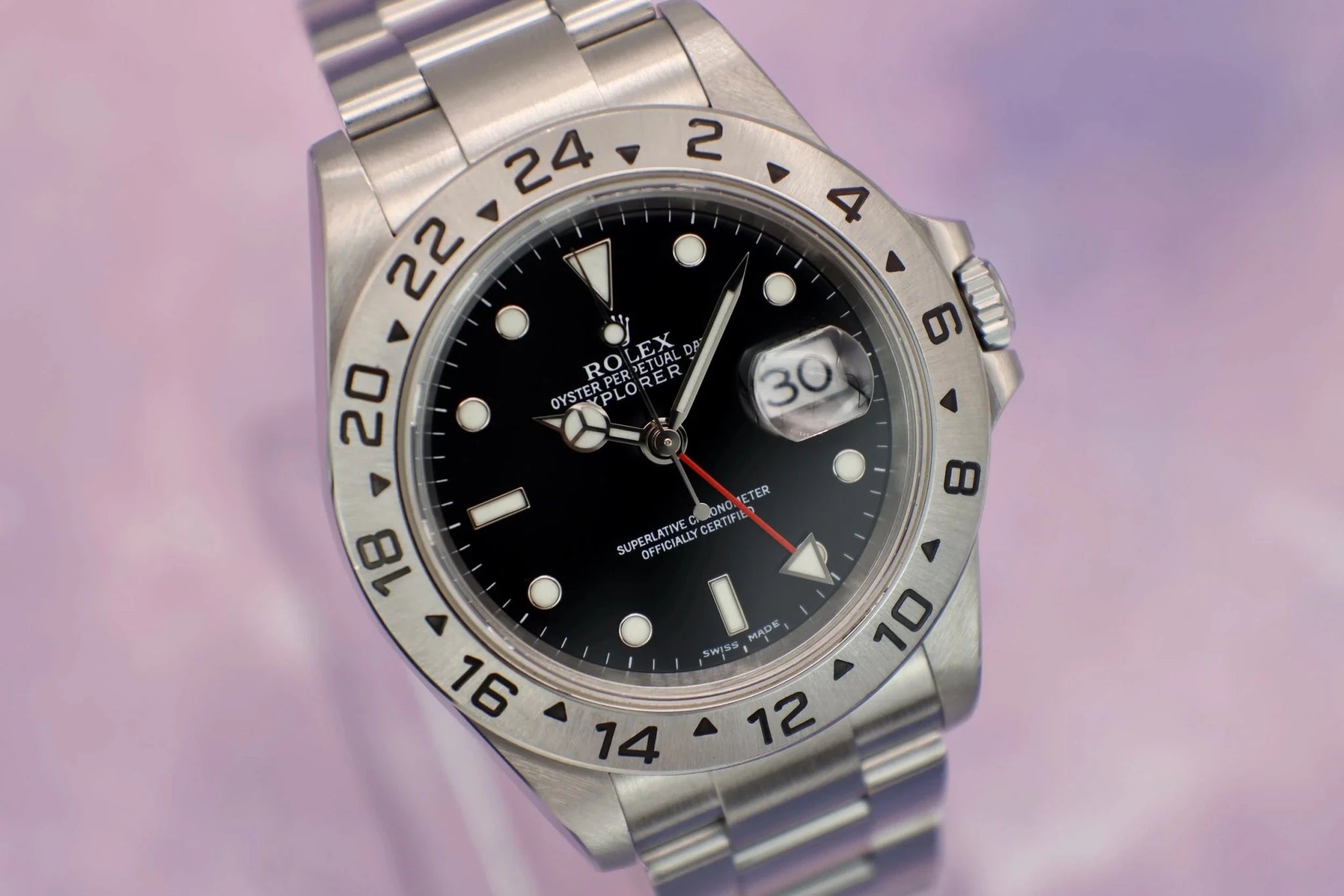 2003 Rolex Explorer II Ref. 16570 | Black Dial - Sierra Time Co