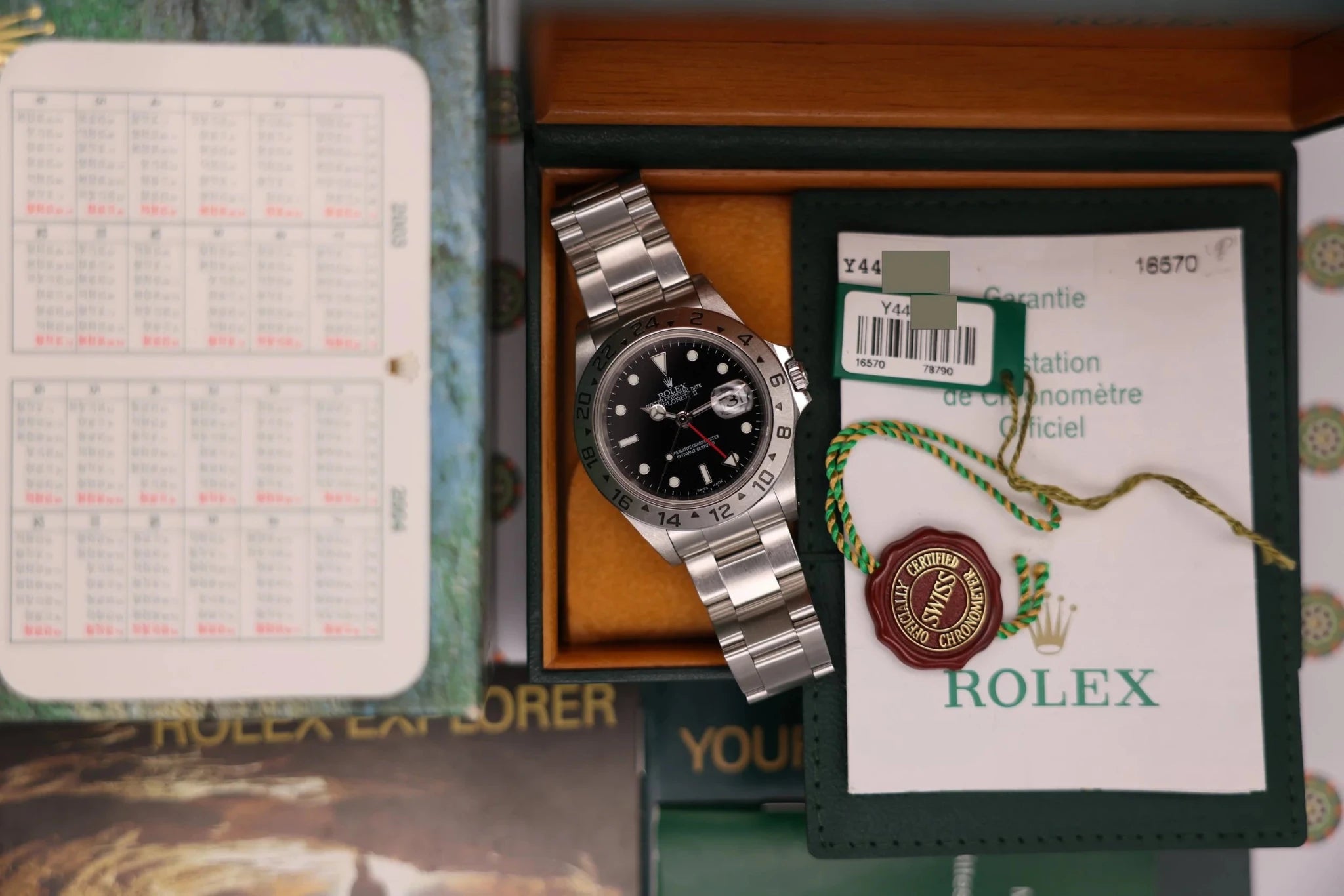 2003 Rolex Explorer II Ref. 16570 | Full Set - Sierra Time Co