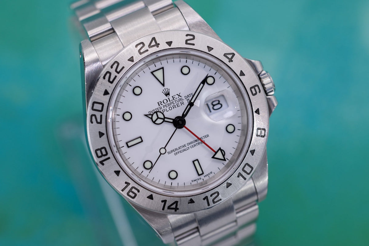 2003 Rolex Explorer II Ref. 16570 Polar | Box and Papers - Sierra Time Co