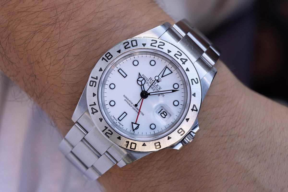 2003 Rolex Explorer II Ref. 16570 Polar | Box and Papers - Sierra Time Co