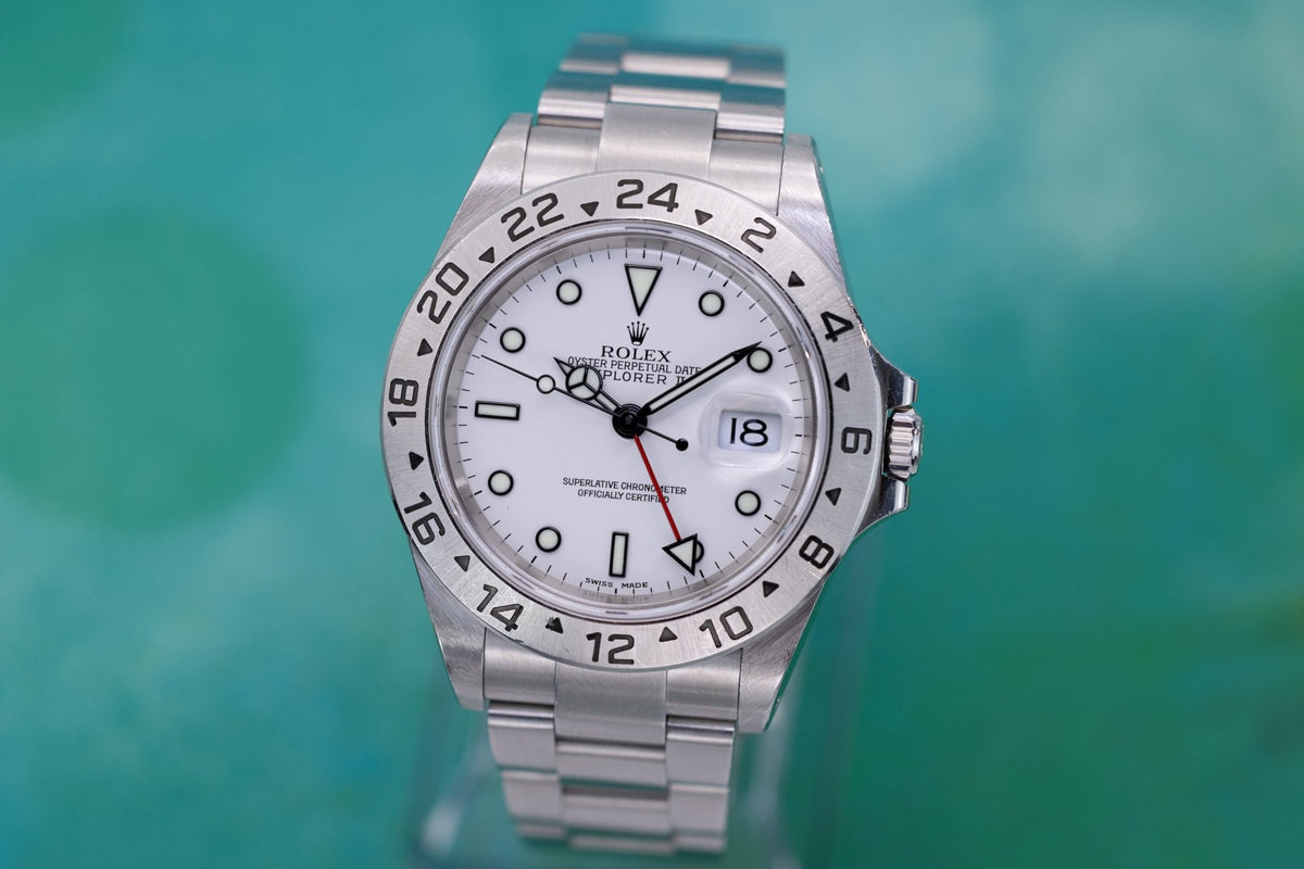 2003 Rolex Explorer II Ref. 16570 Polar | Box and Papers - Sierra Time Co
