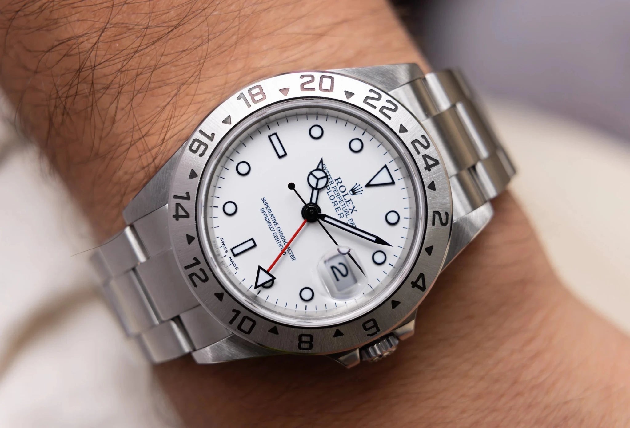 2003 Rolex Explorer II Ref. 16570 Polar | Excellent Condition - Sierra Time Co