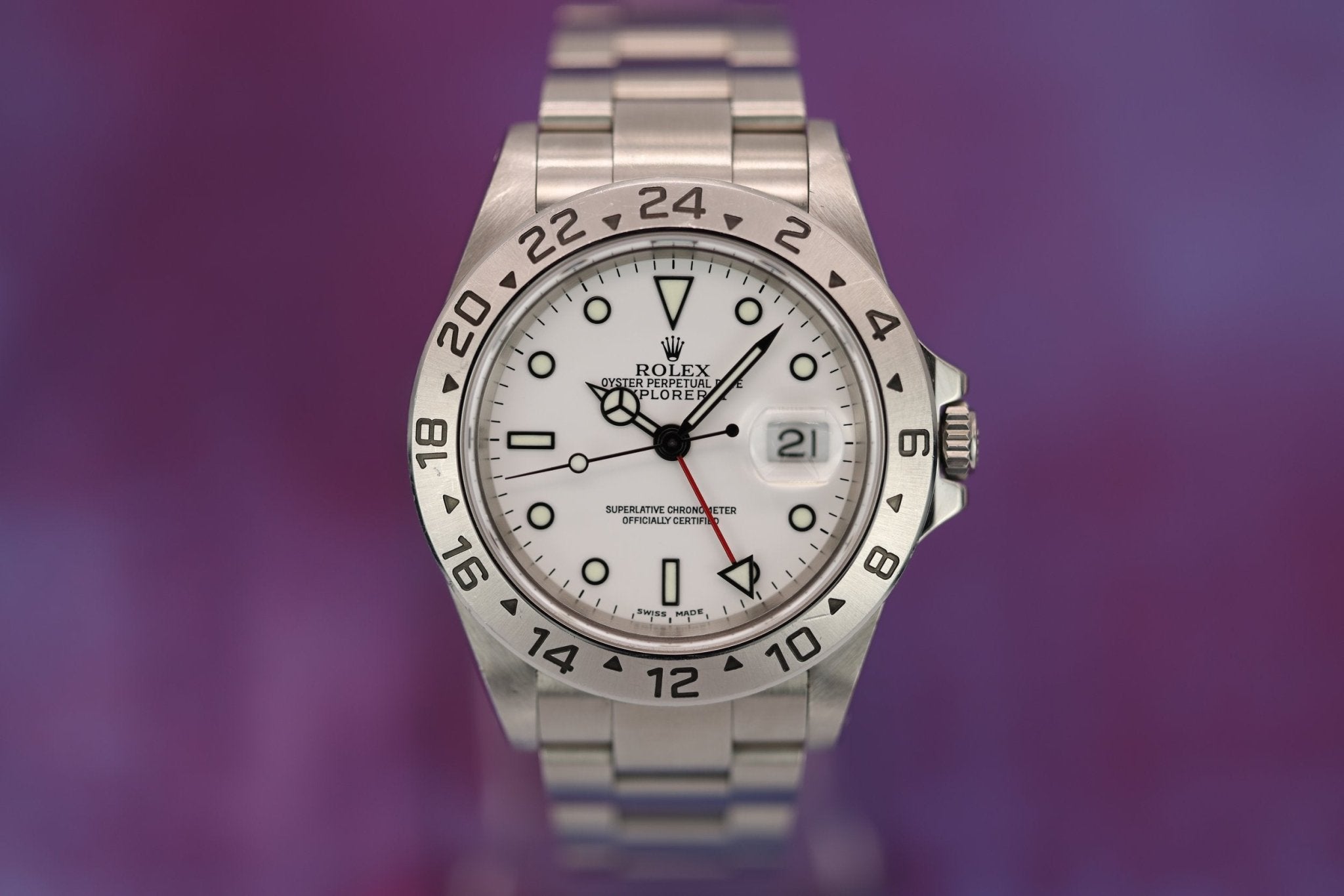 2003 Rolex Explorer II Ref. 16570 Polar | Full Set - Sierra Time Co